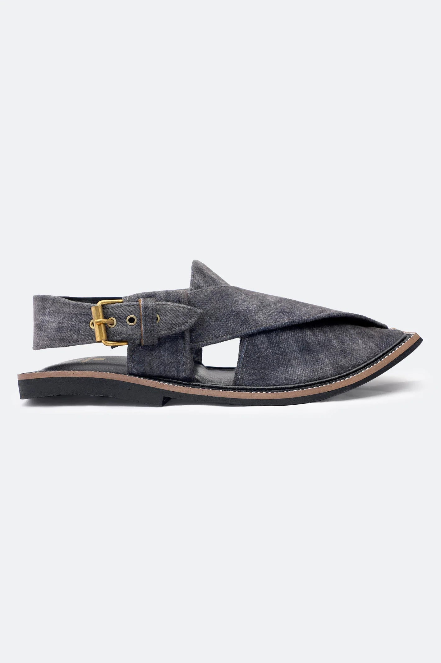 Grey French Emporio Sandal From French Emporio By Diners