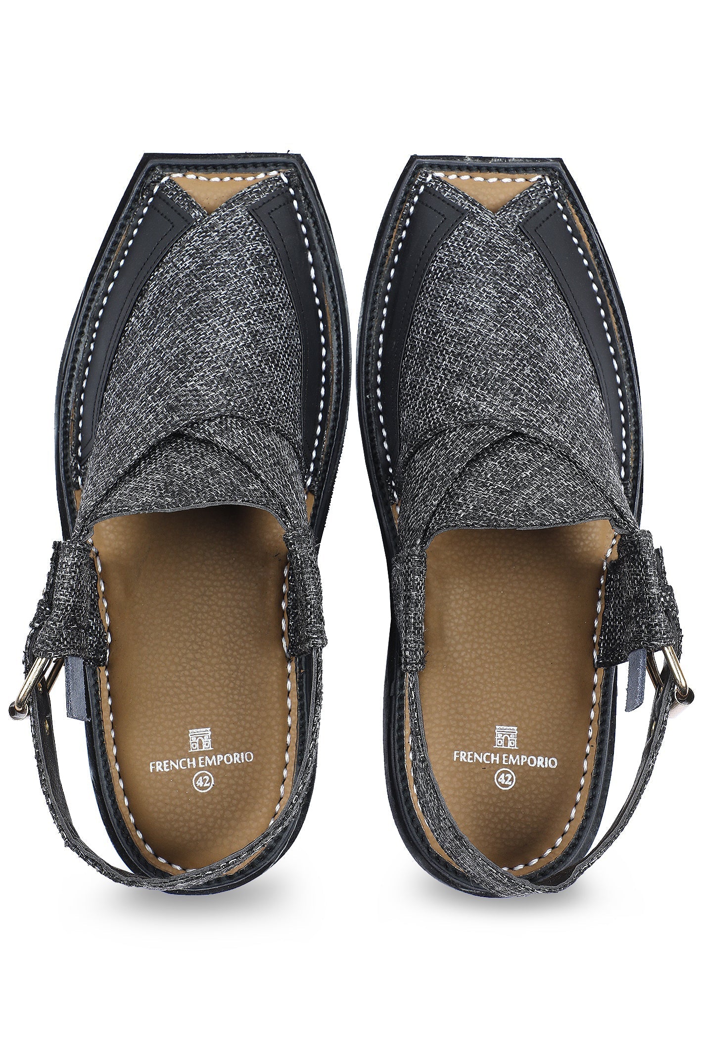 French Emporio Men's Sandal SKU: PSLD-0040-GREY - Diners