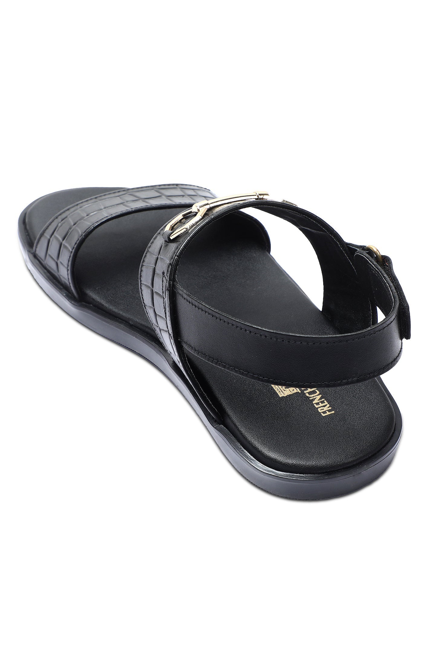 French Emporio Men's Sandal SKU: SLD-0045-BLACK - Diners