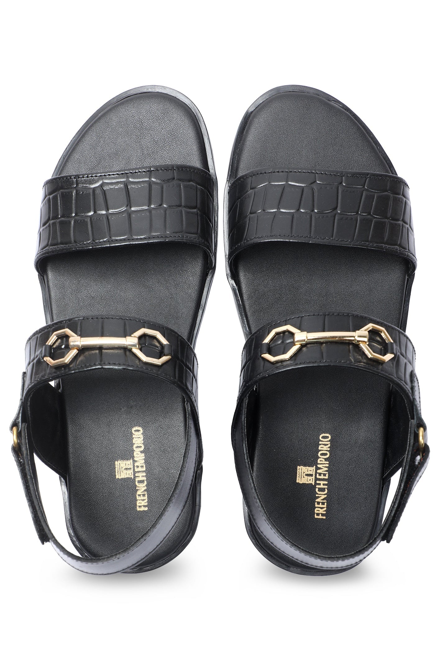French Emporio Men's Sandal SKU: SLD-0045-BLACK - Diners