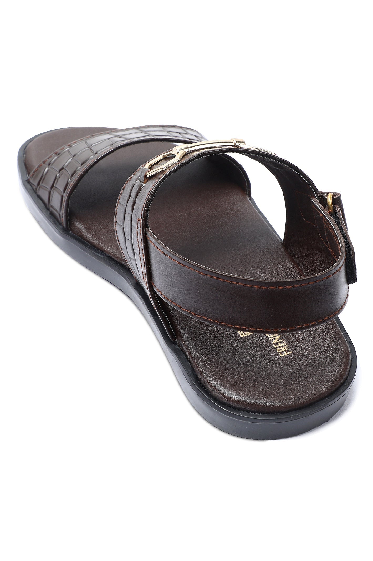French Emporio Men's Sandal SKU: SLD-0045-COFFEE - Diners