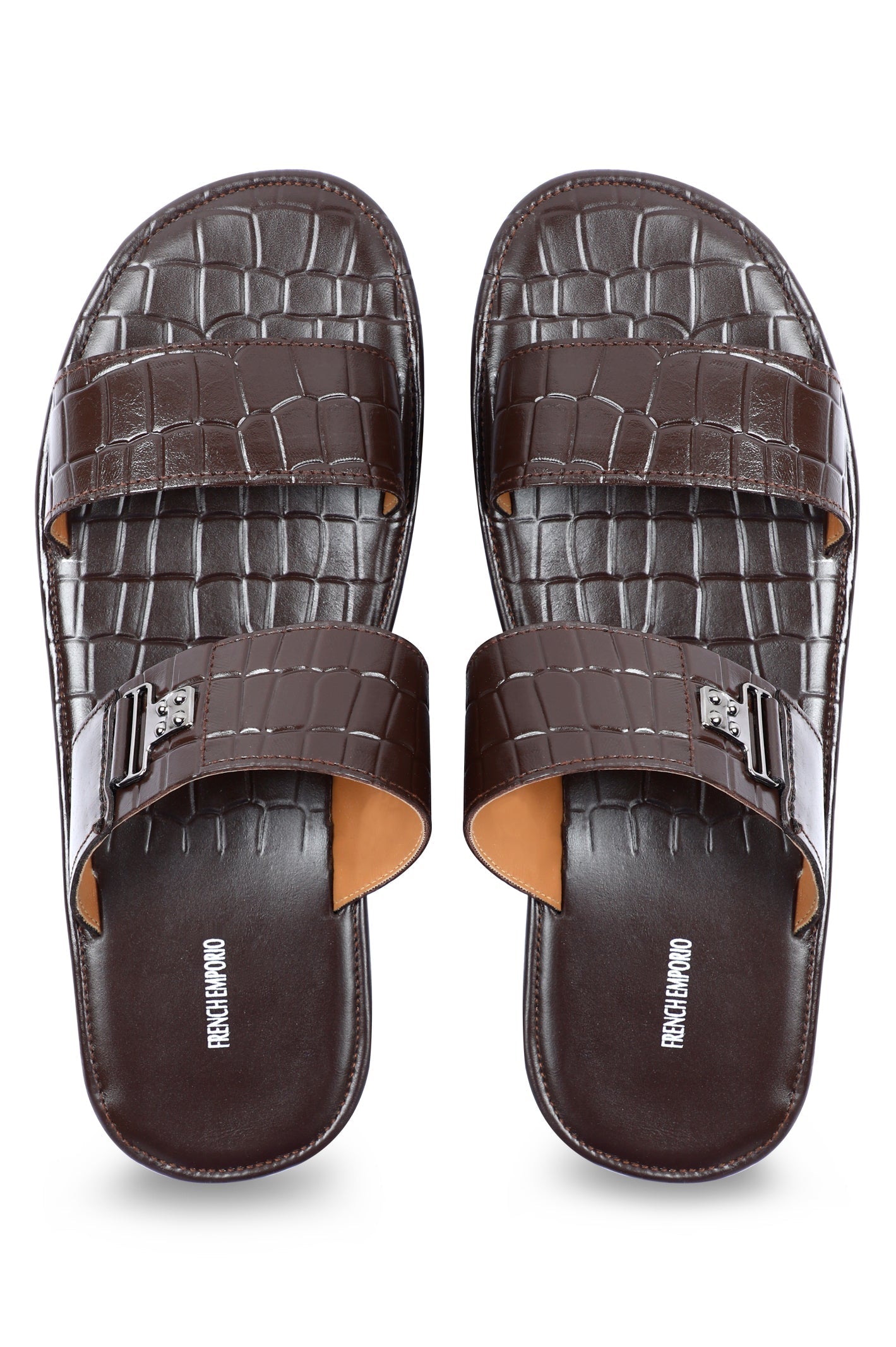 Slippers For Men in Coffee SKU: SLP-0063-COFFEE - Diners