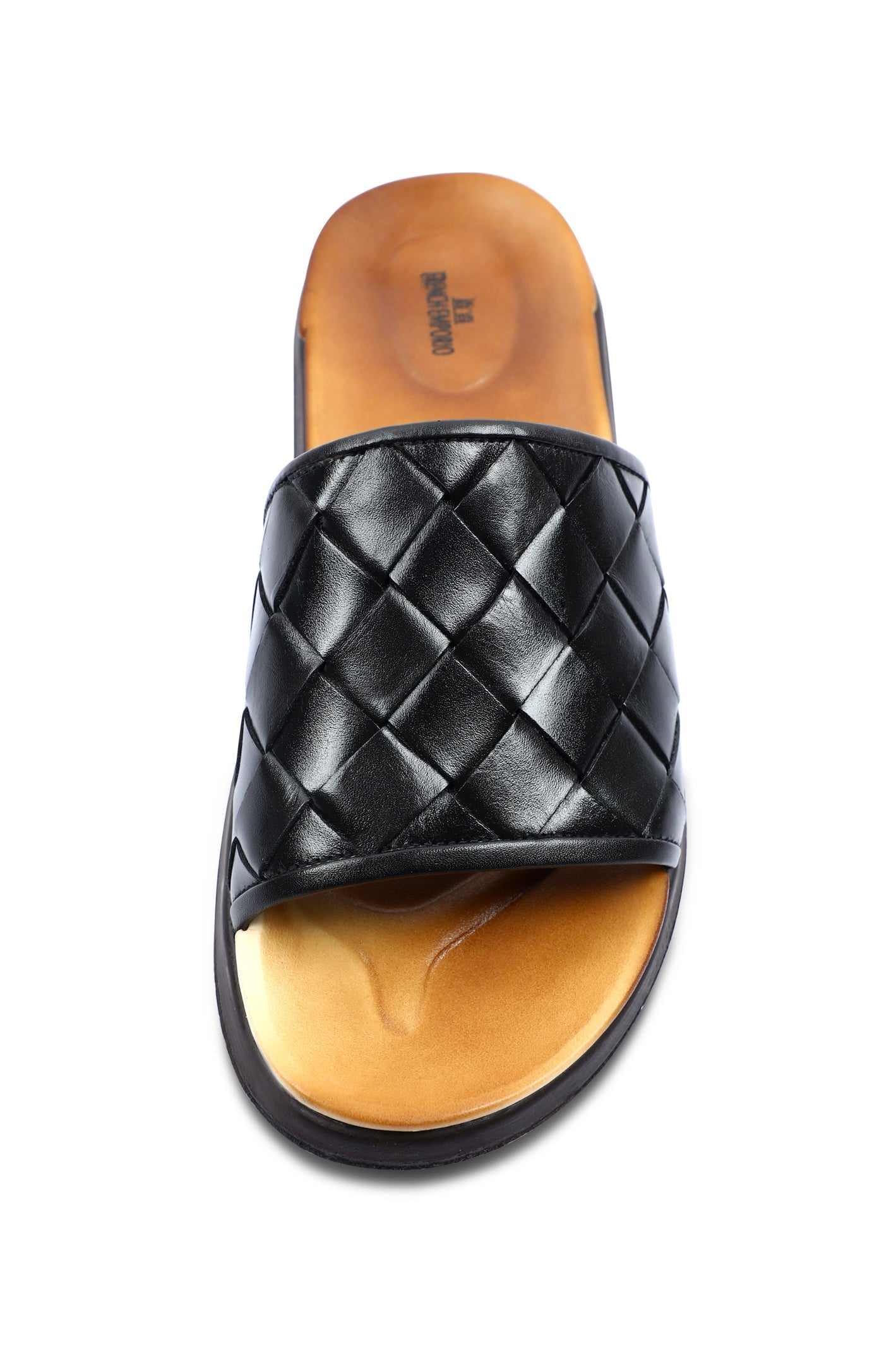 Slippers For Men in Black SKU: SLP-0065-BLACK - Diners