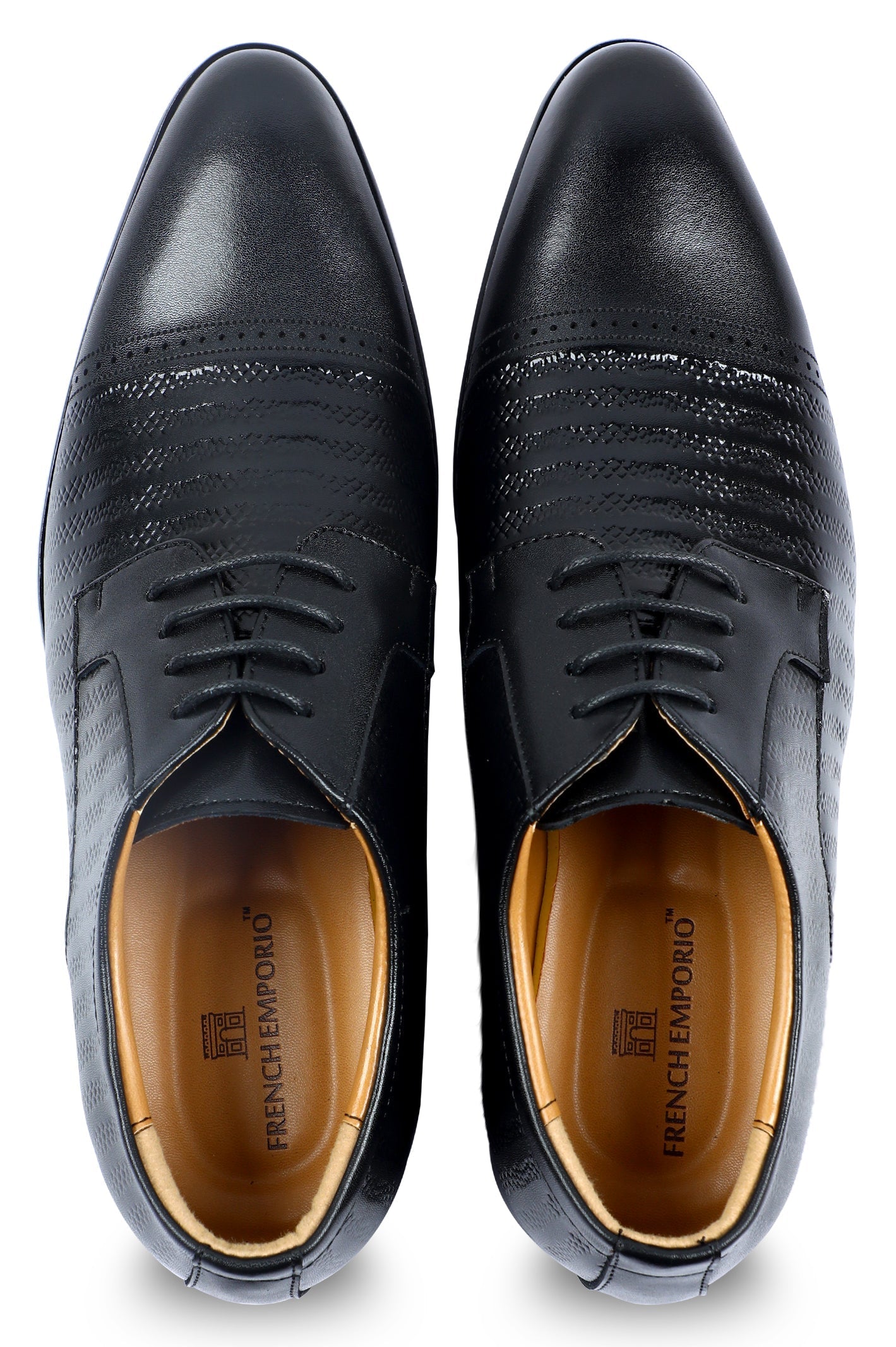 Formal Shoes For Men in Black SKU: SMF-0175-BLACK - Diners