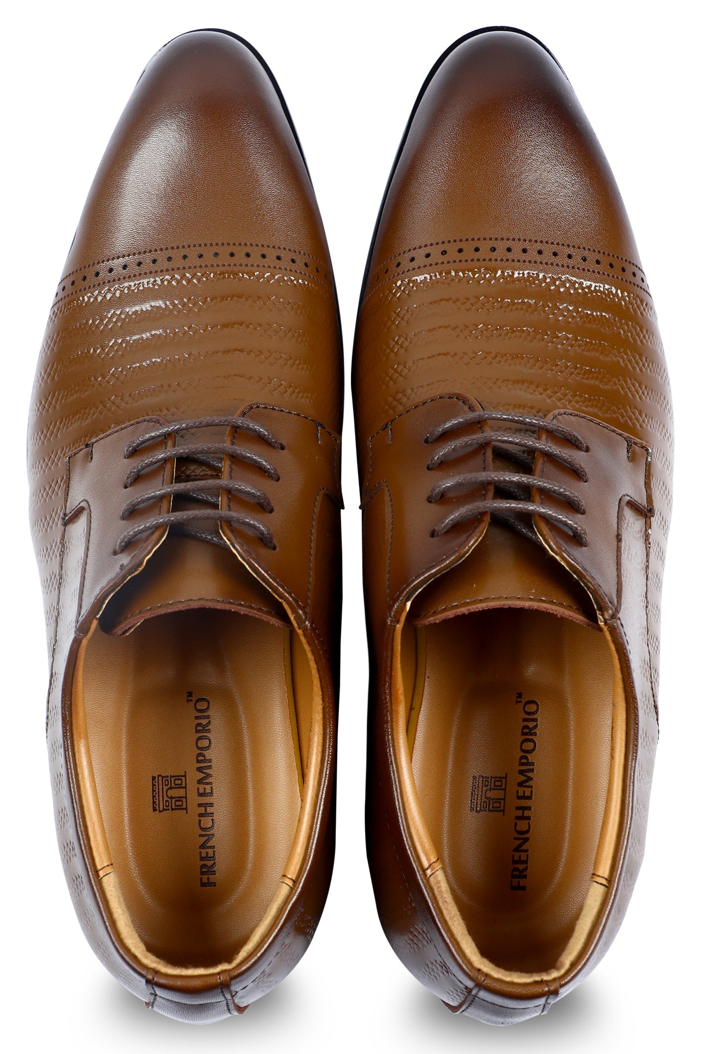 Formal Shoes For Men in Khaki SKU: SMF-0175-KHAKI - Diners