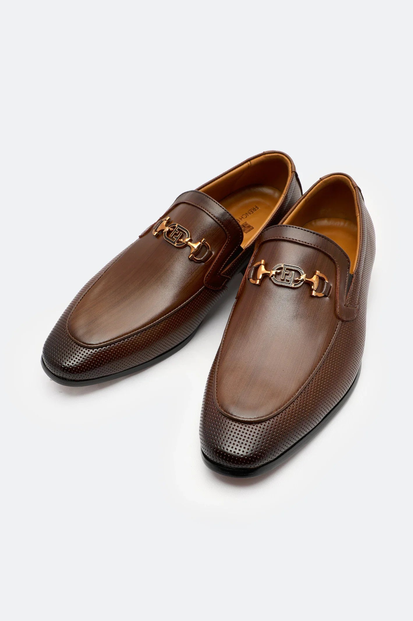 Brown Formal Mocassins Shoes Premium Shoes From French Emporio By Diners
