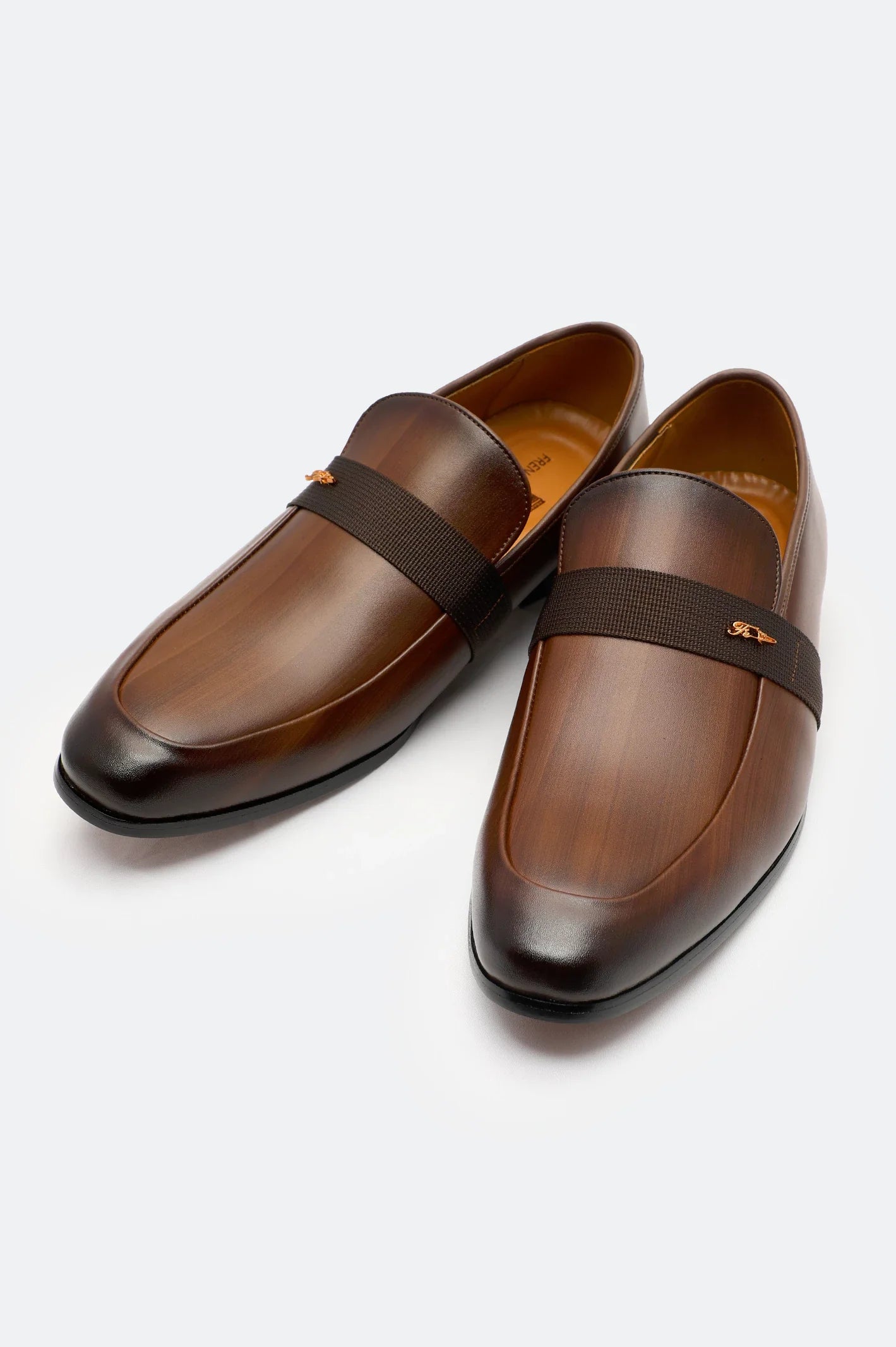 Brown Formal Mocassins Shoes Premium Shoes From French Emporio By Diners