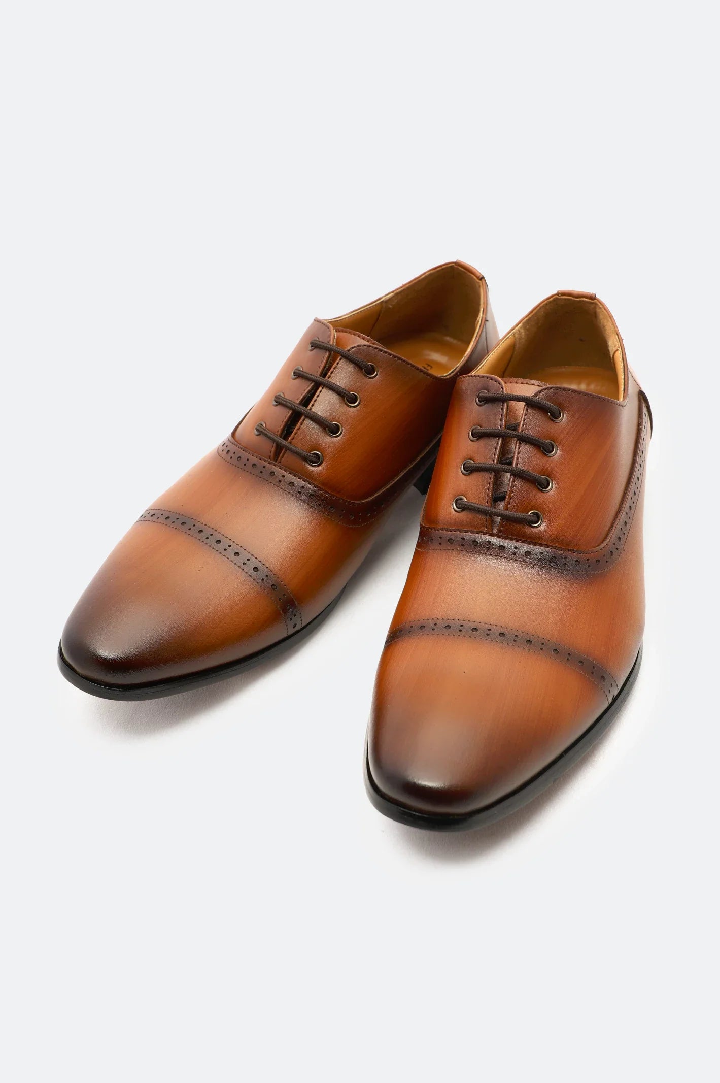 Premium Tan Formal Shoes From French Emporio By Diners