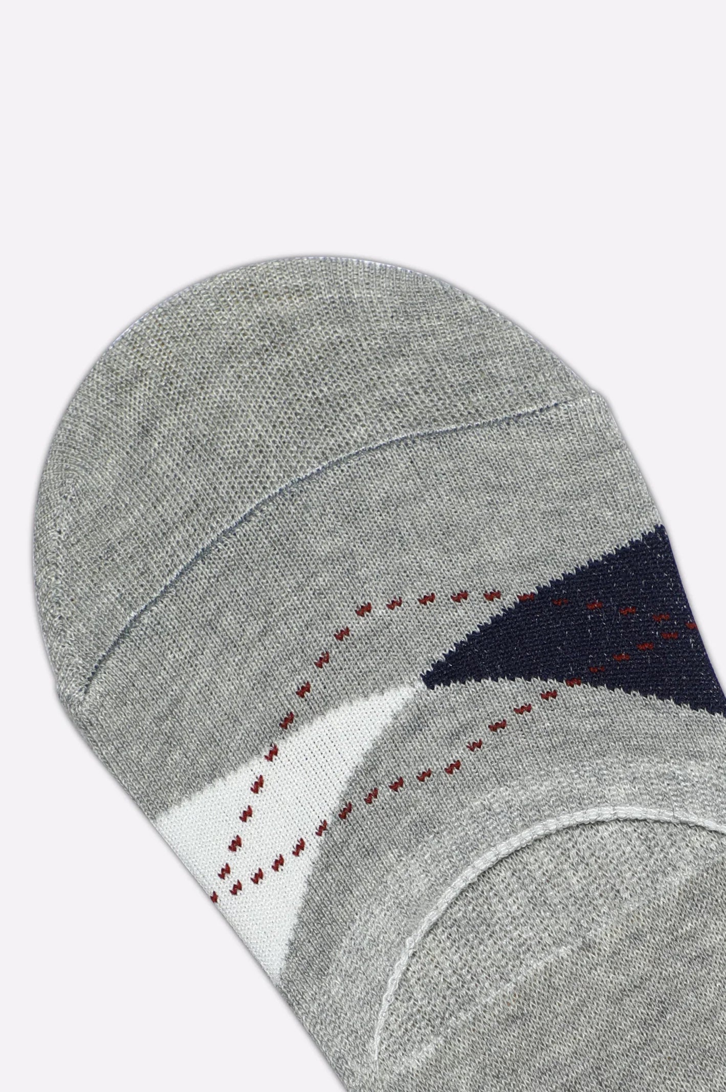 Heather Grey Hidden Socks