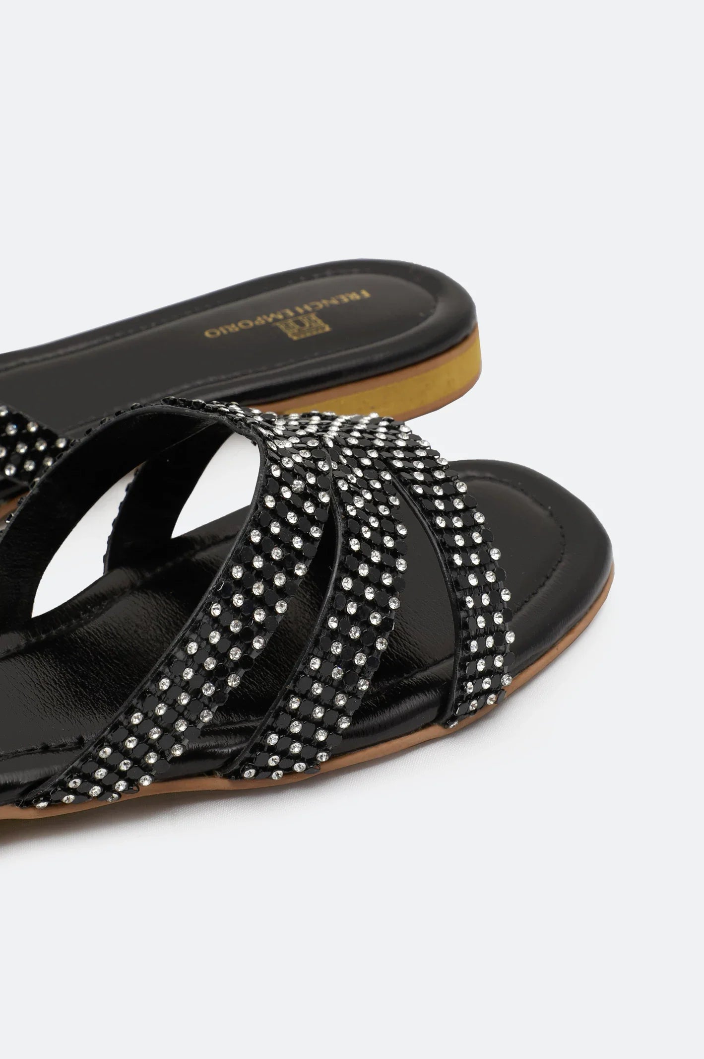 Black Ladies Casual Slippers