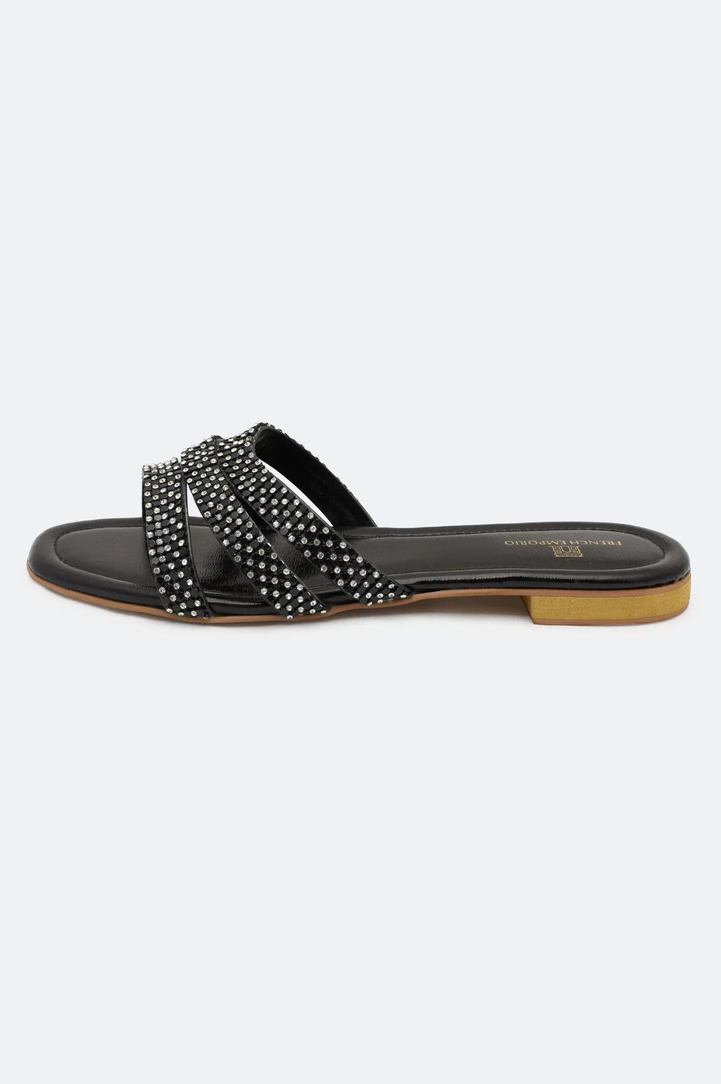 Black Ladies Casual Slippers