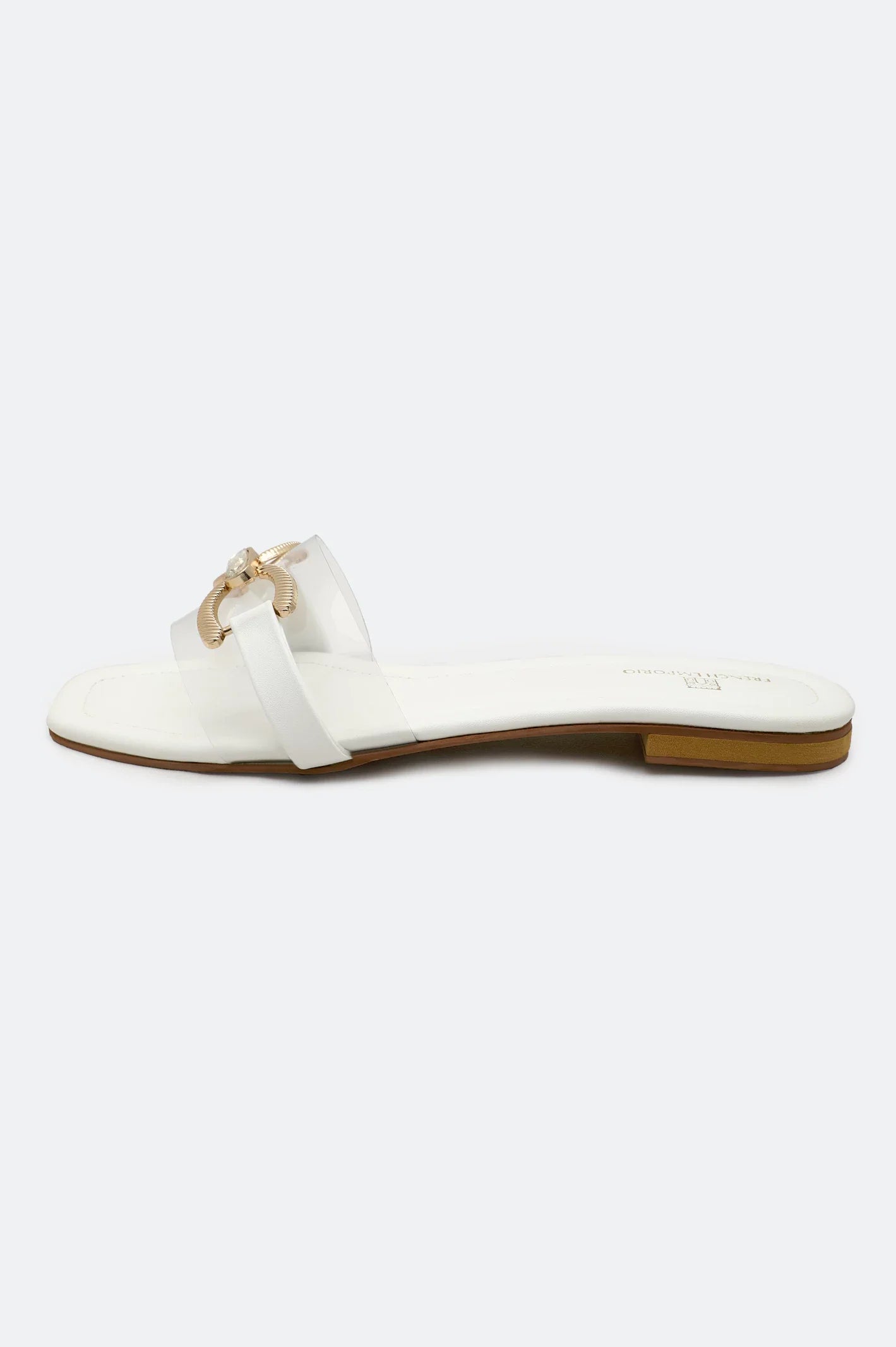 White Ladies Casual Slippers