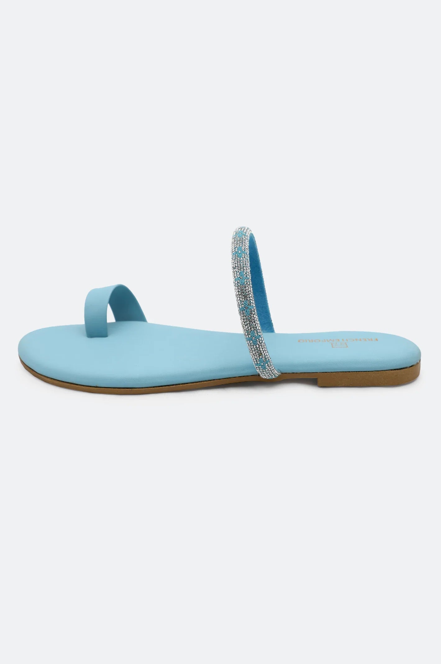 Turquoise Ladies Casual Slippers