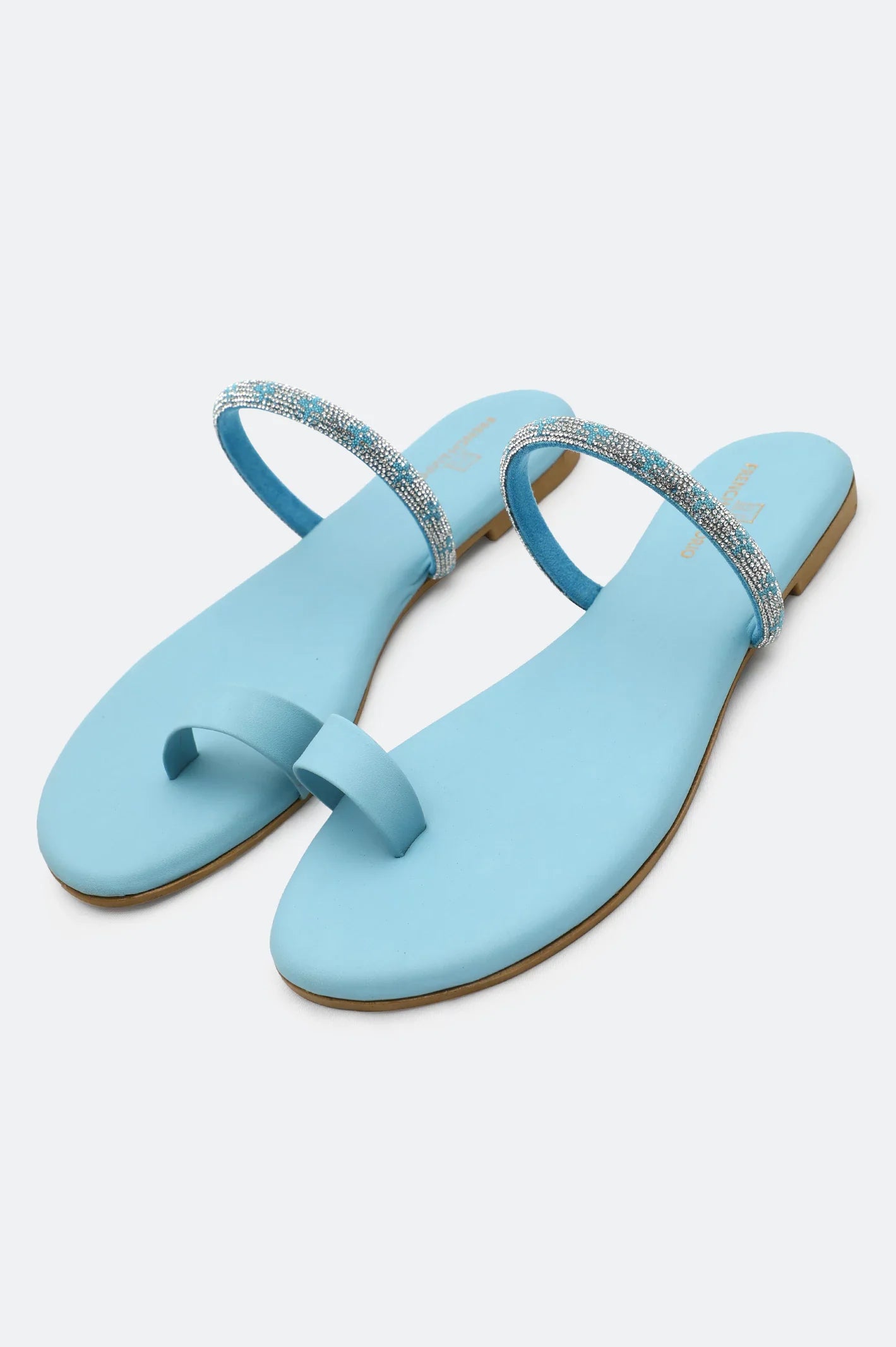 Turquoise Ladies Casual Slippers