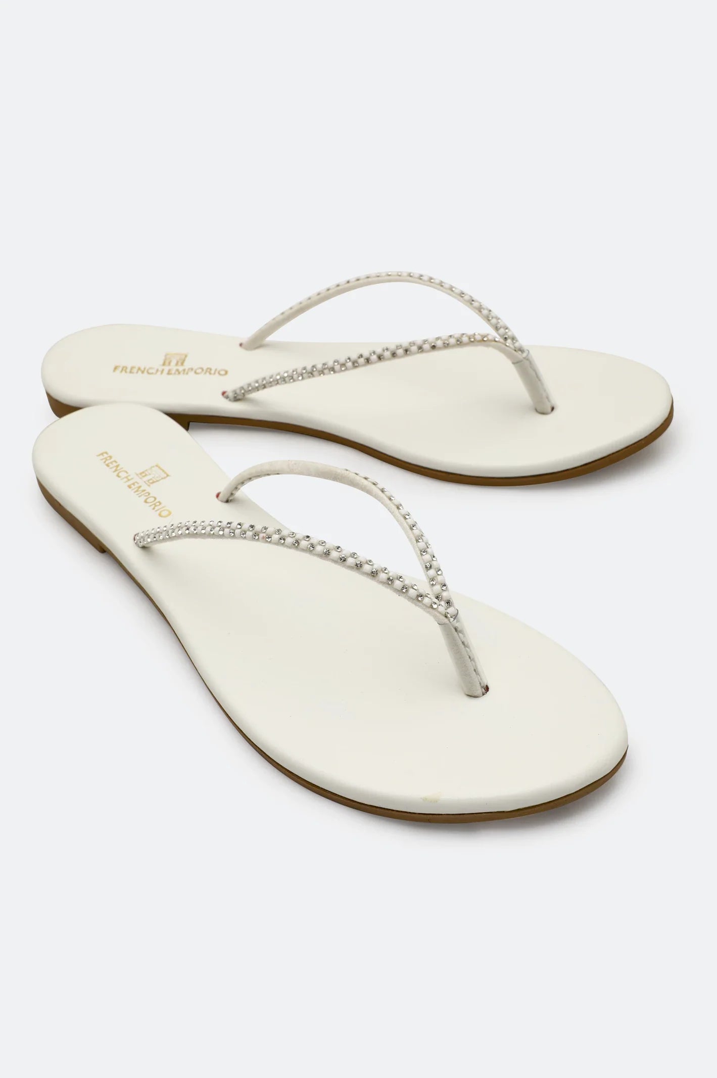 White Ladies Casual Slippers