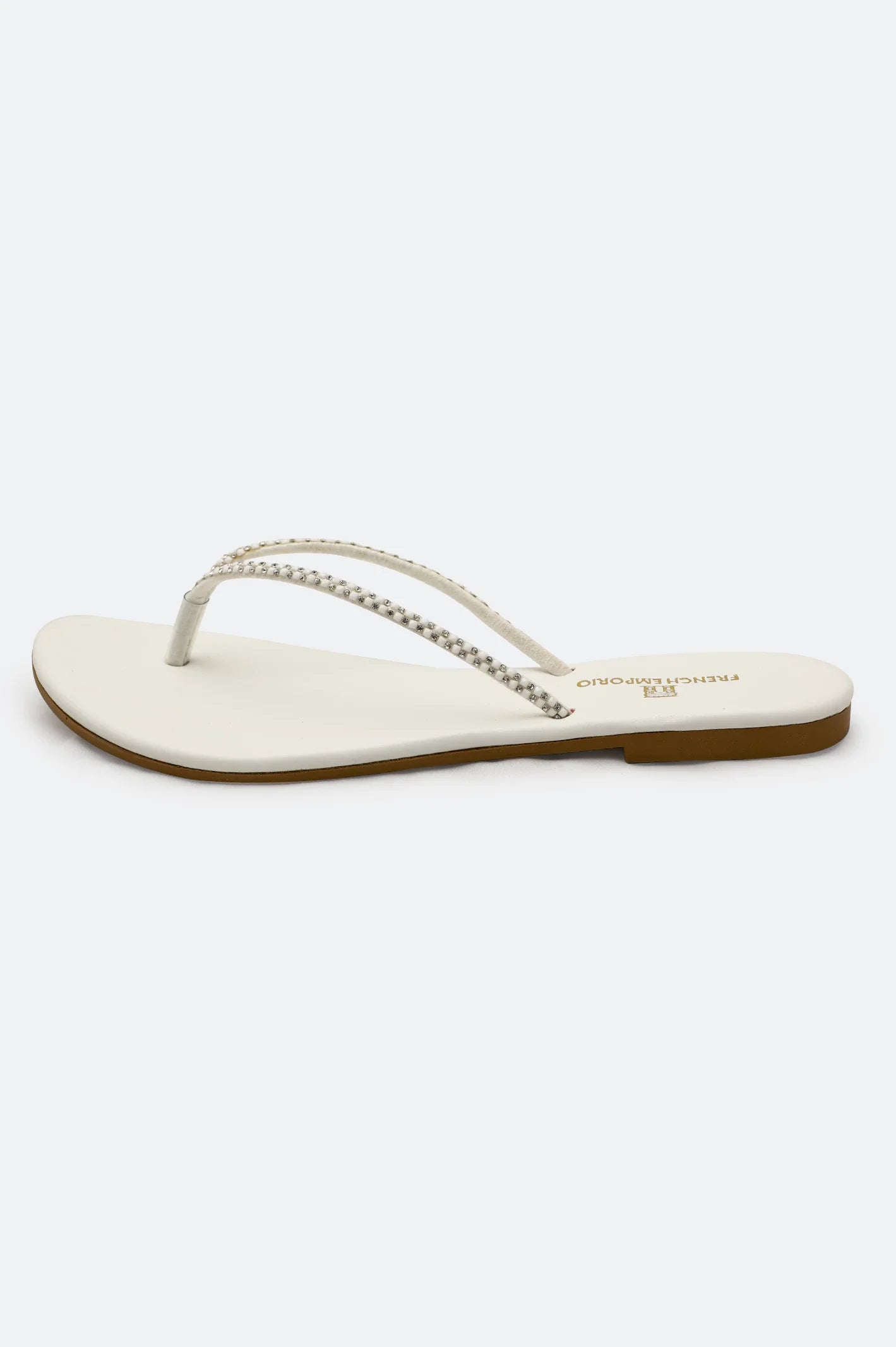 White Ladies Casual Slippers