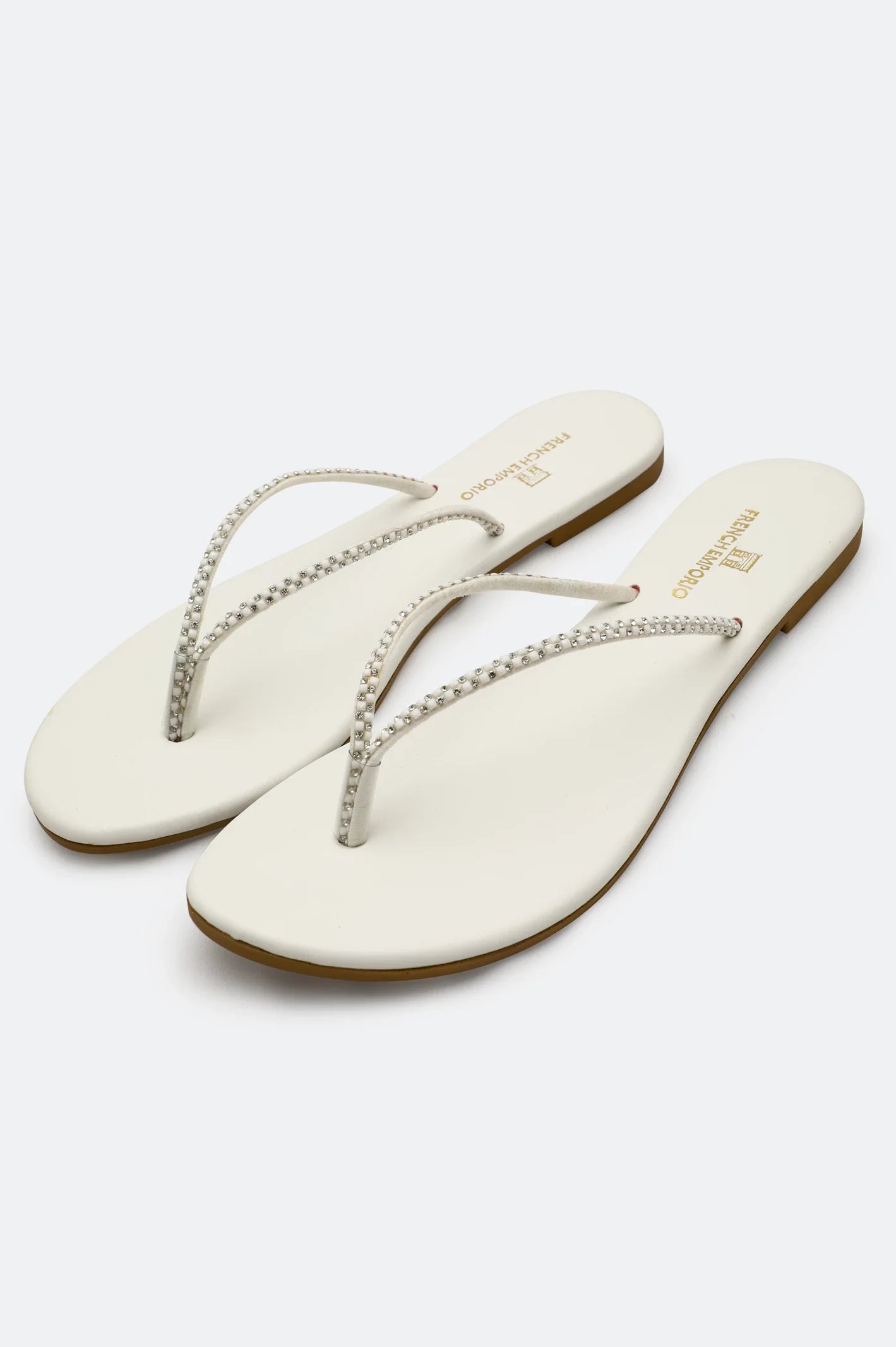 White Ladies Casual Slippers