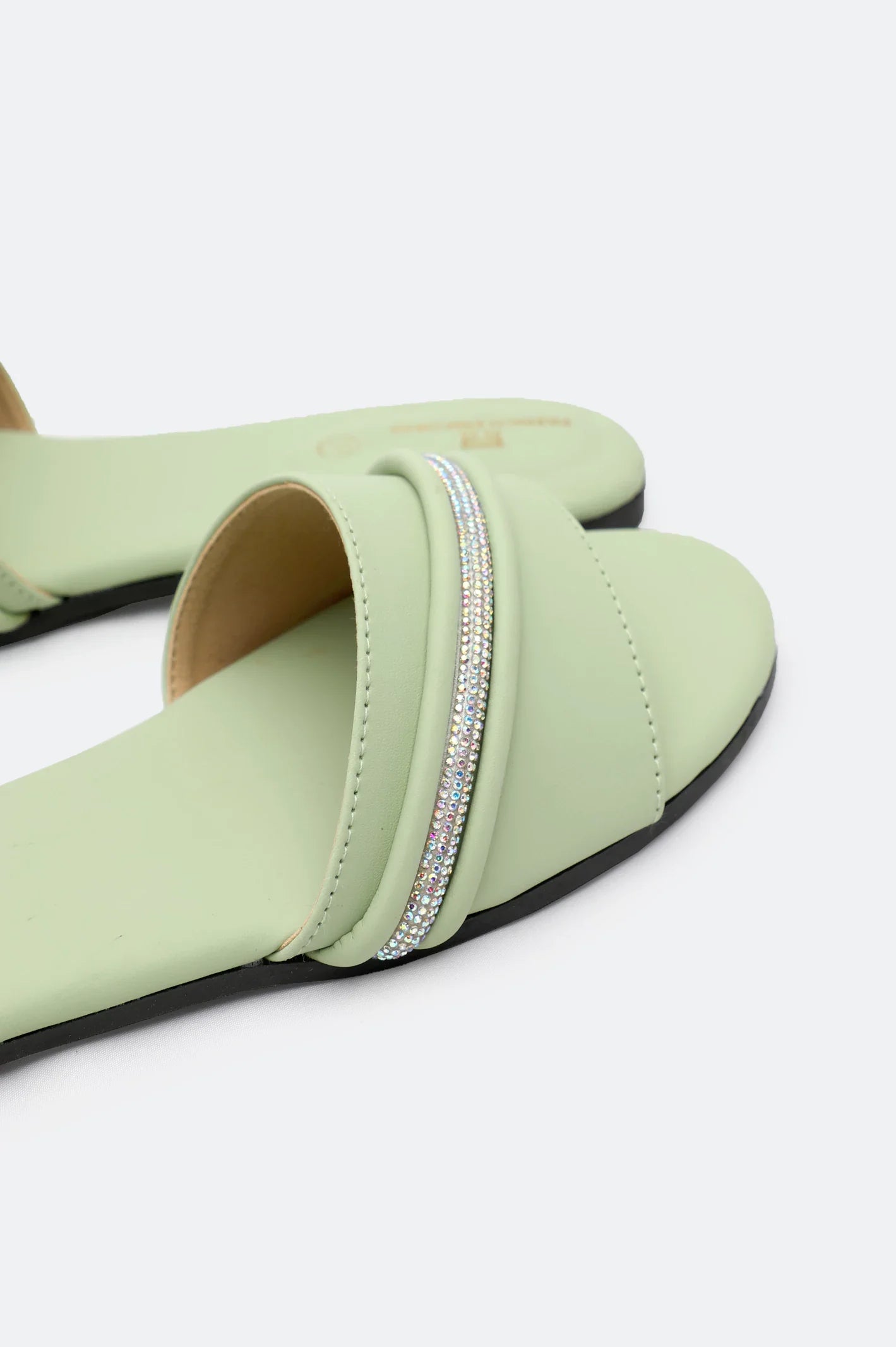 Light Green Ladies Casual Slippers