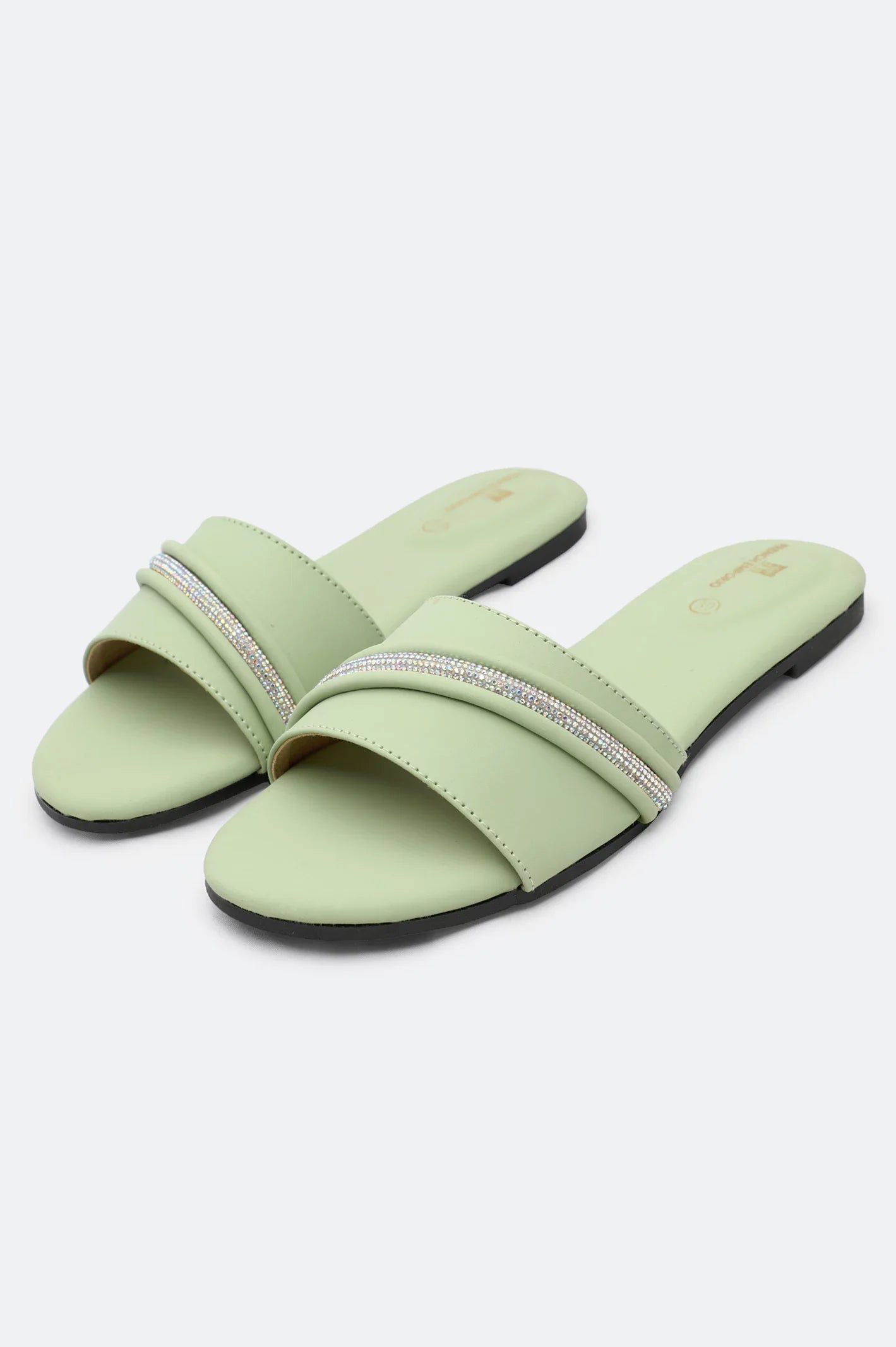 Light Green Ladies Casual Slippers