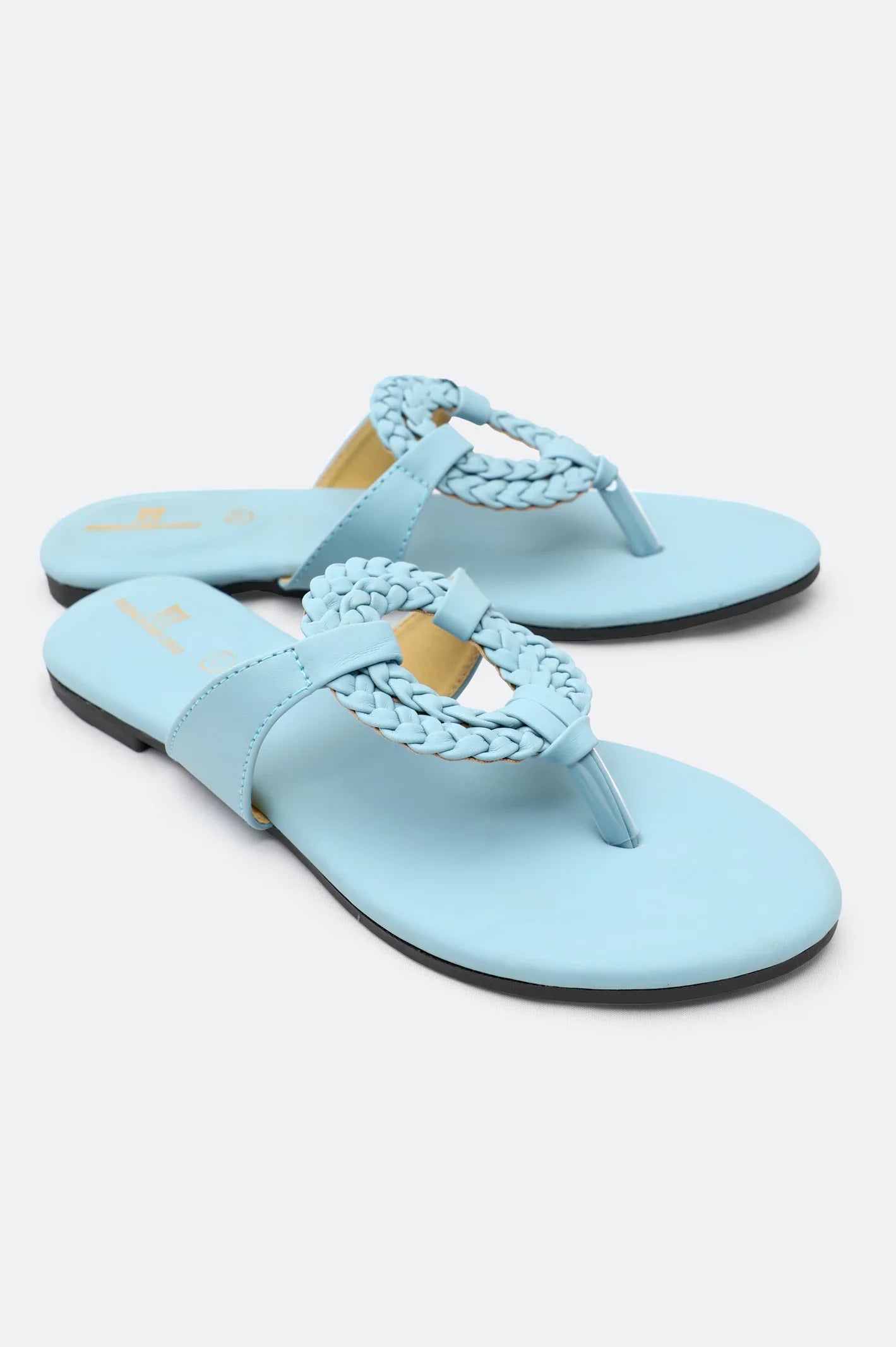 Turquoise Ladies Casual Slippers