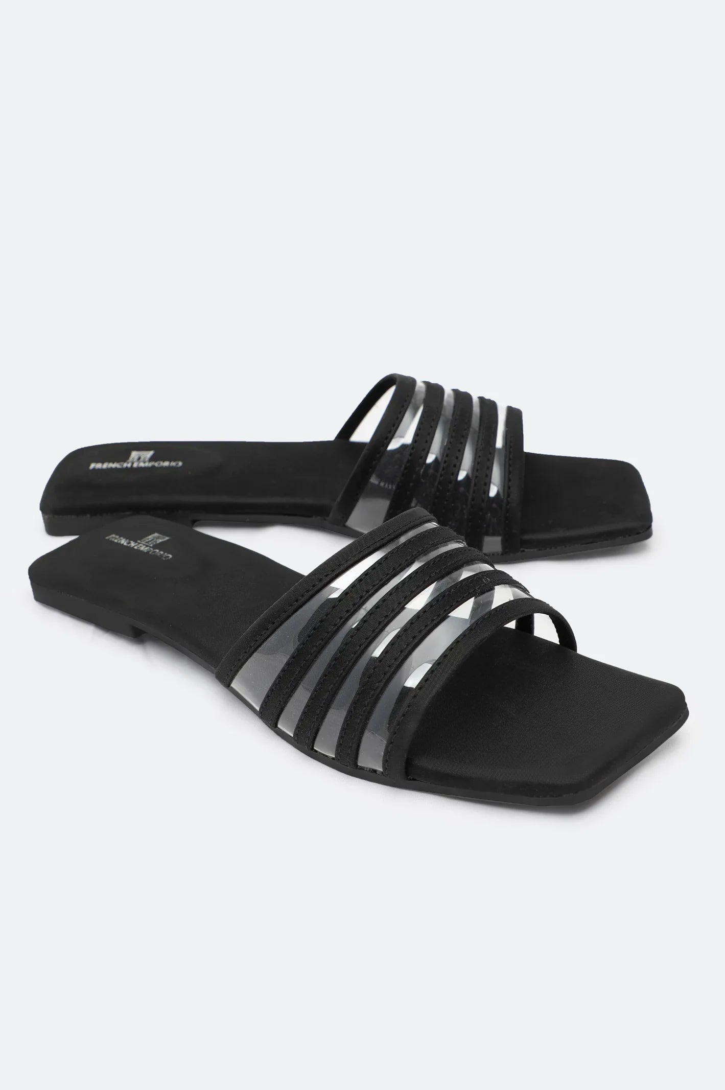 Black Ladies Casual Slippers