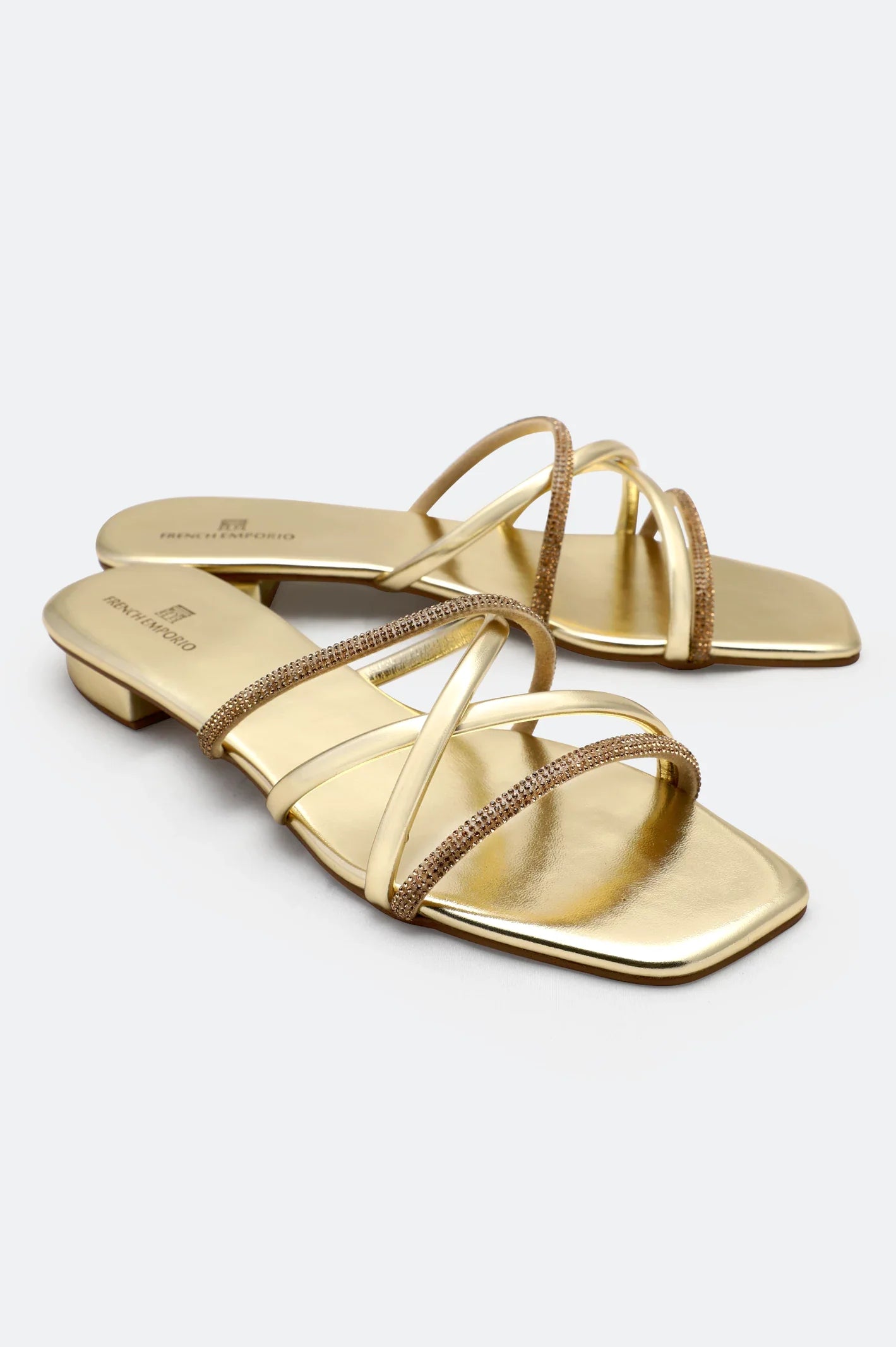 Golden Ladies Formal Slippers