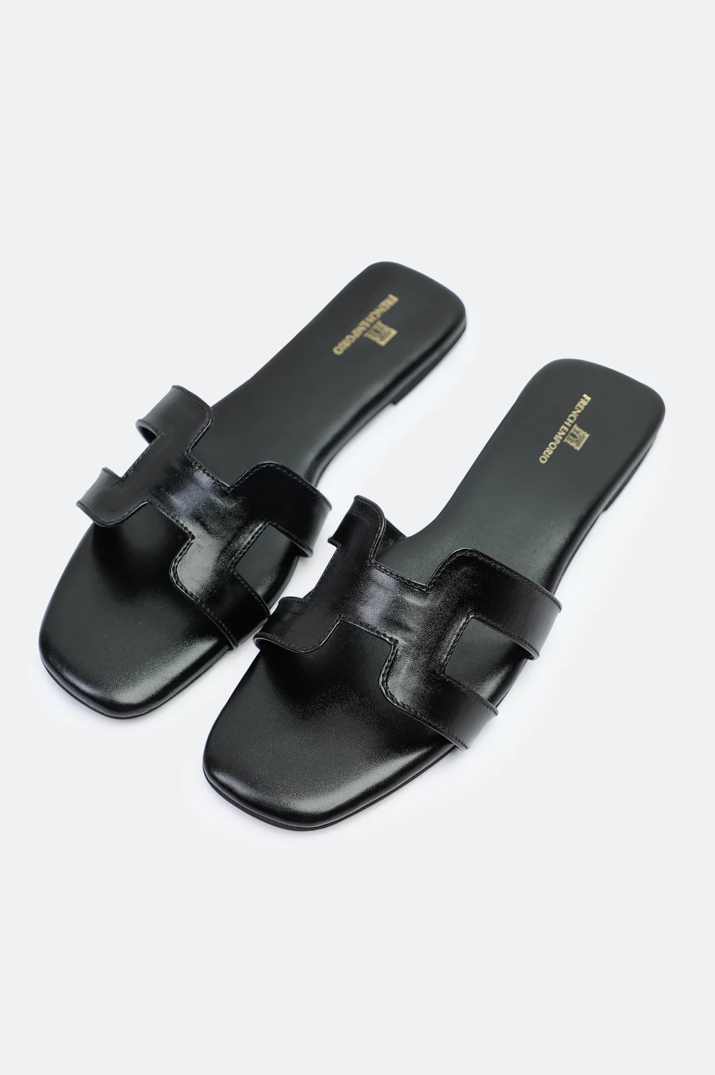 Black Ladies Casual Slippers