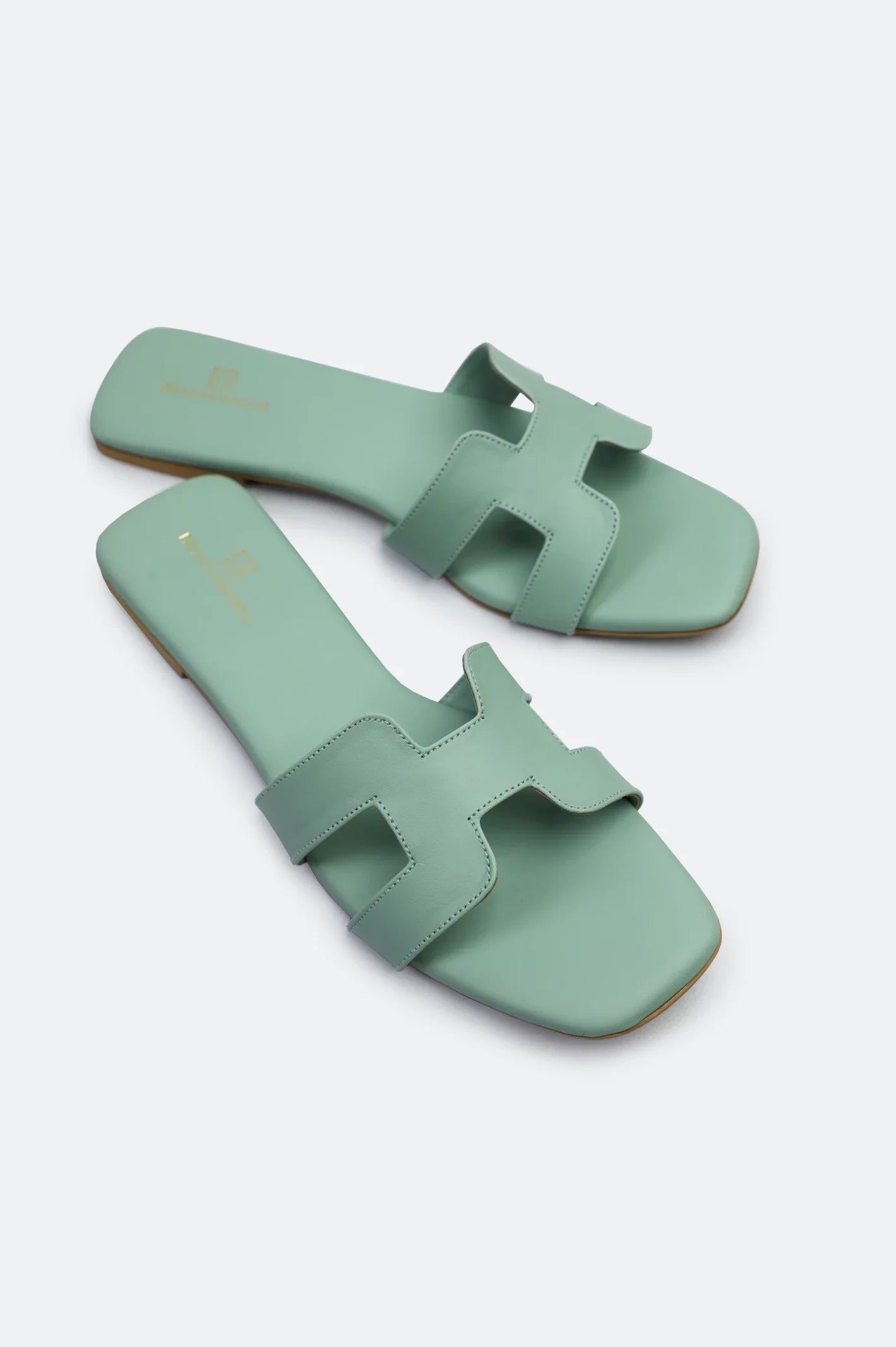 Sea Green Ladies Casual Slippers