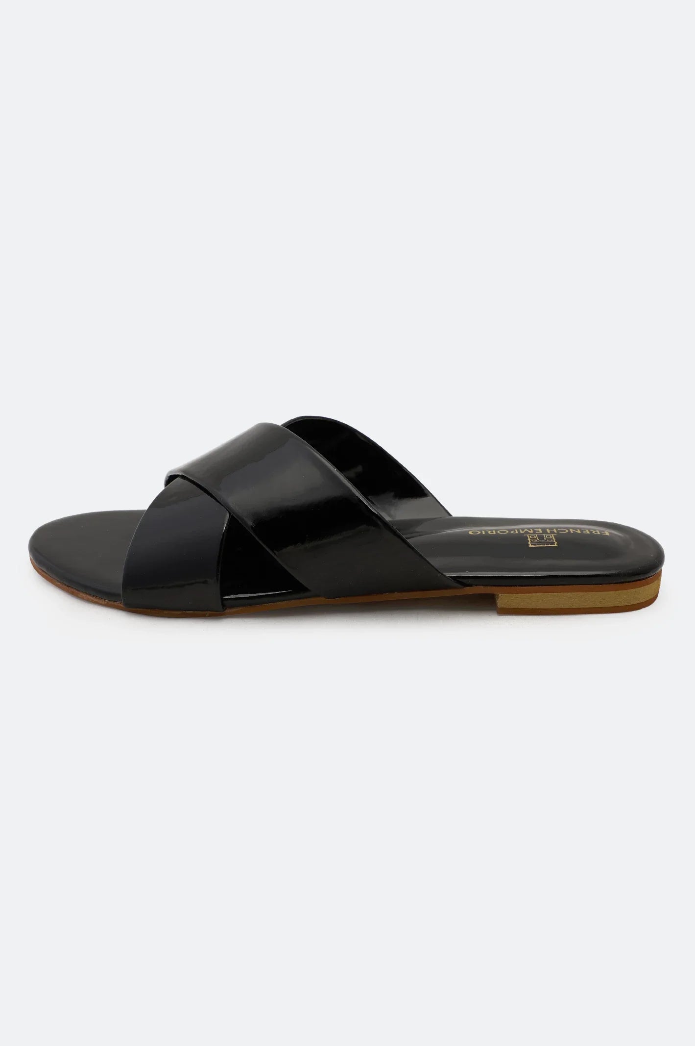 Black Ladies Casual Slippers