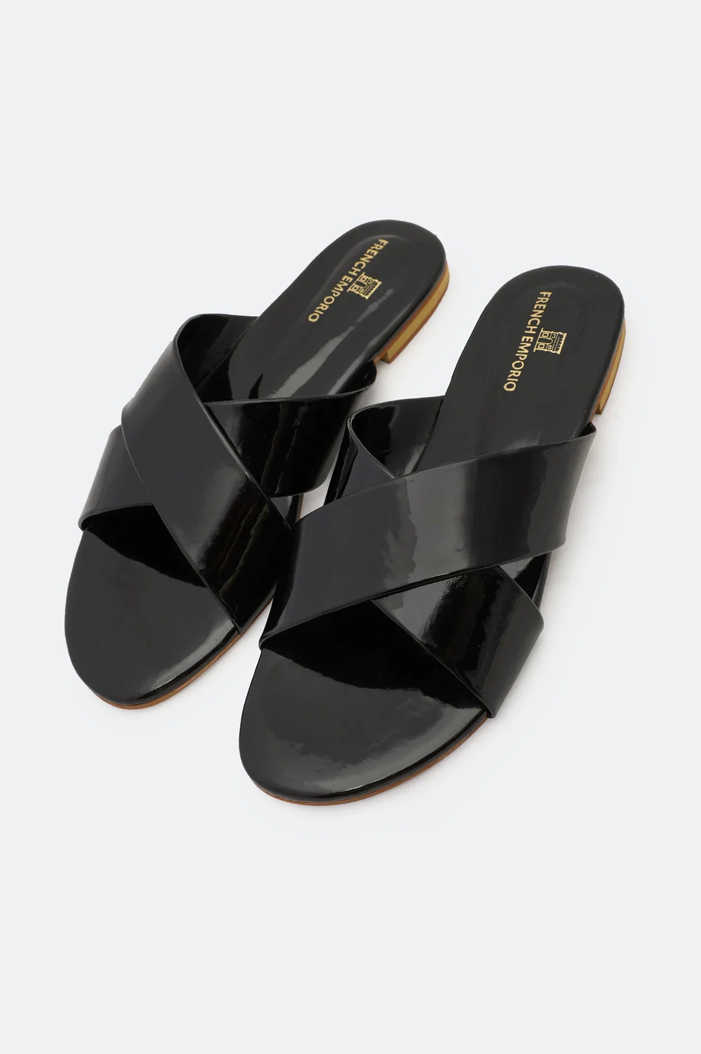 Black Ladies Casual Slippers