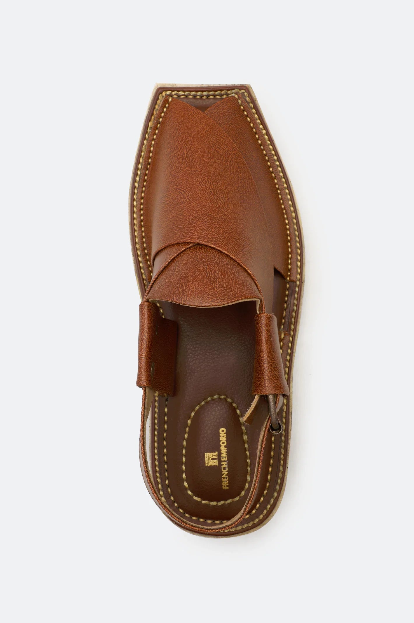 Brown Casual Peshawari Sandal