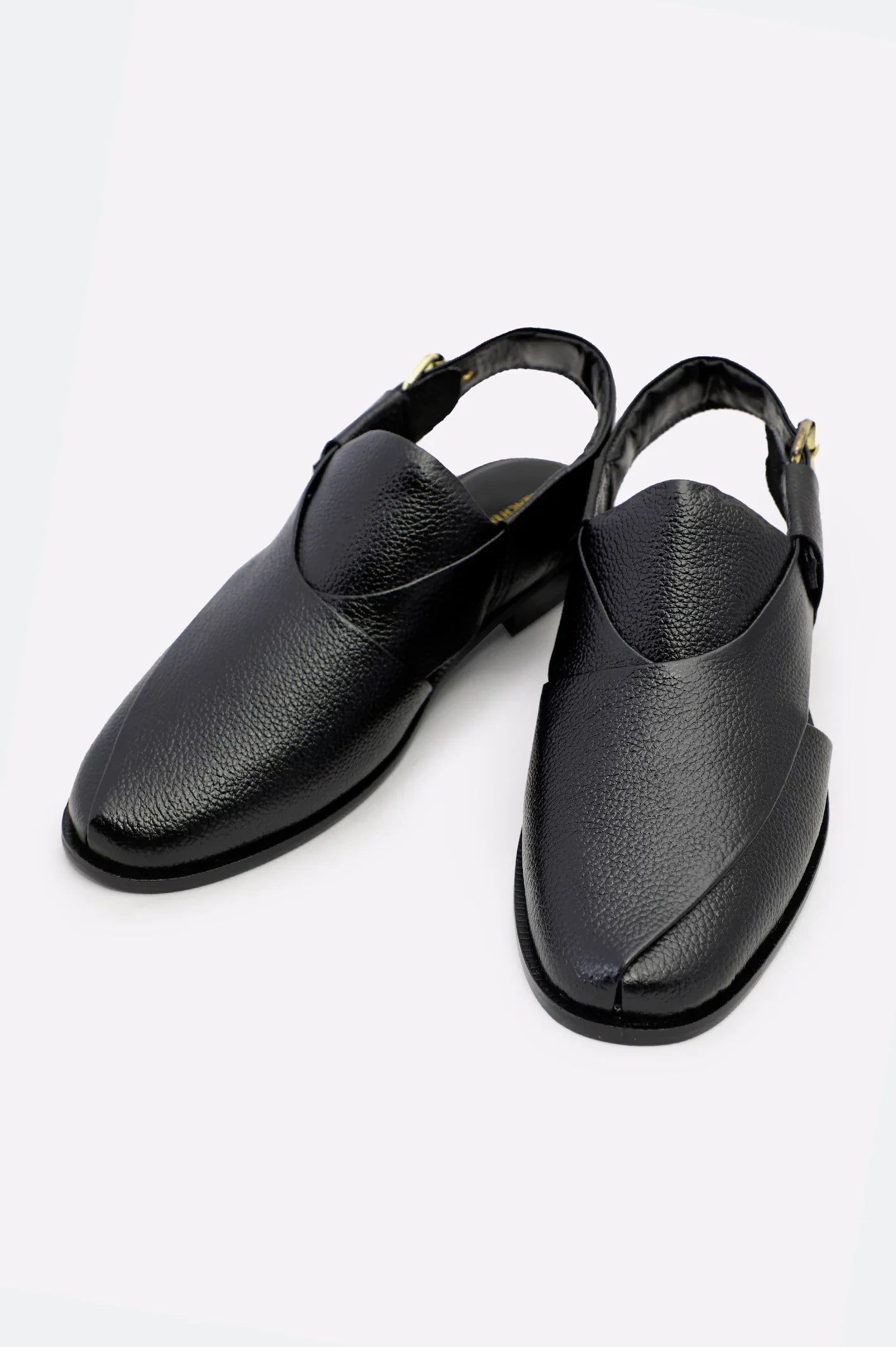 Black Casual Peshawari Sandal