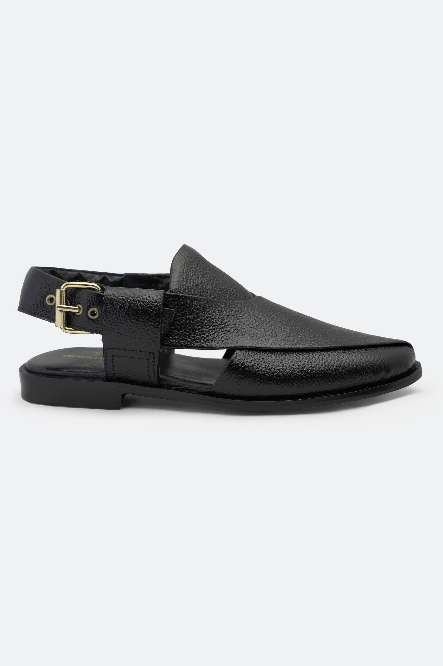 Black Casual Peshawari Sandal