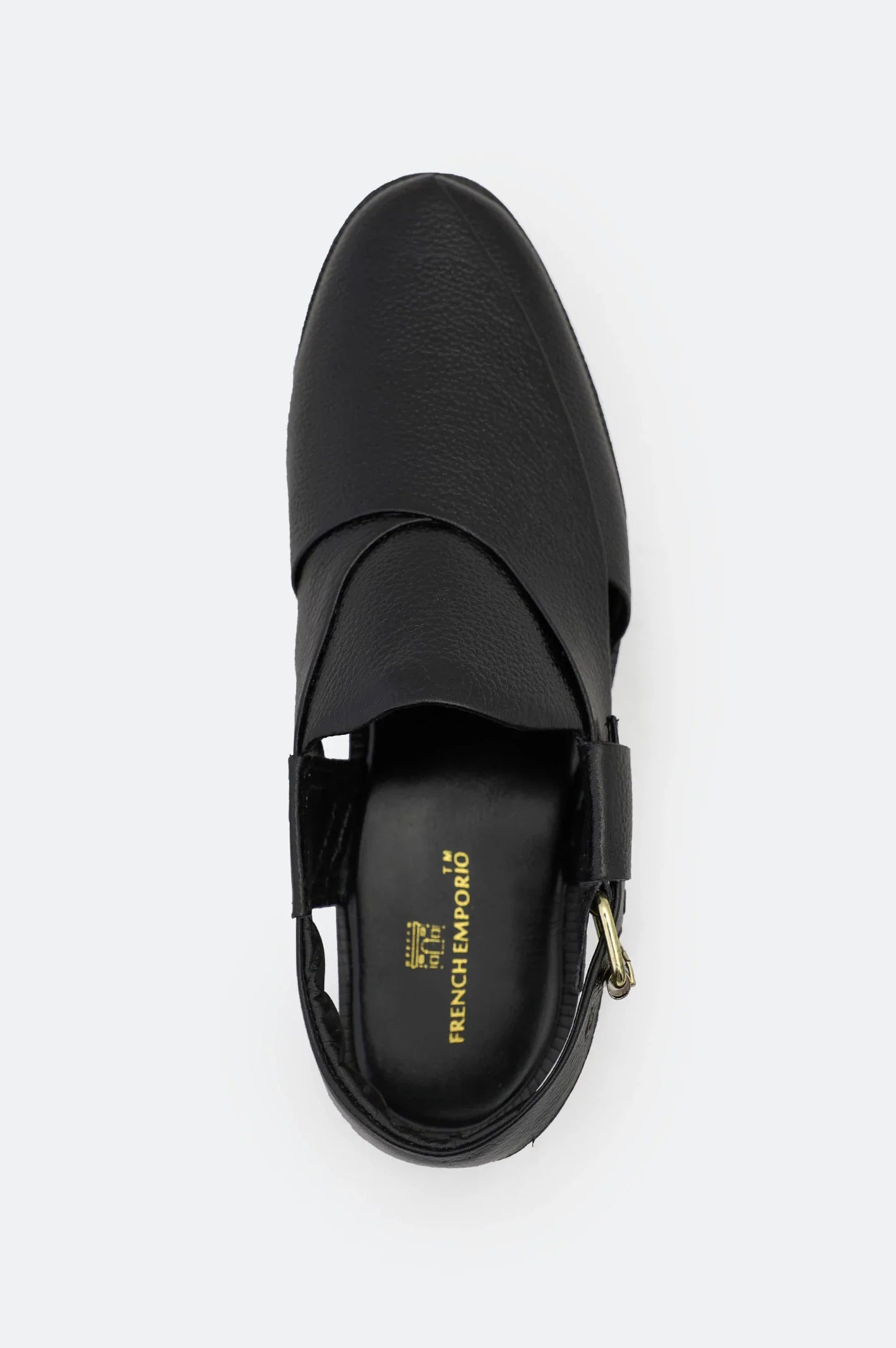 Black Casual Peshawari Sandal