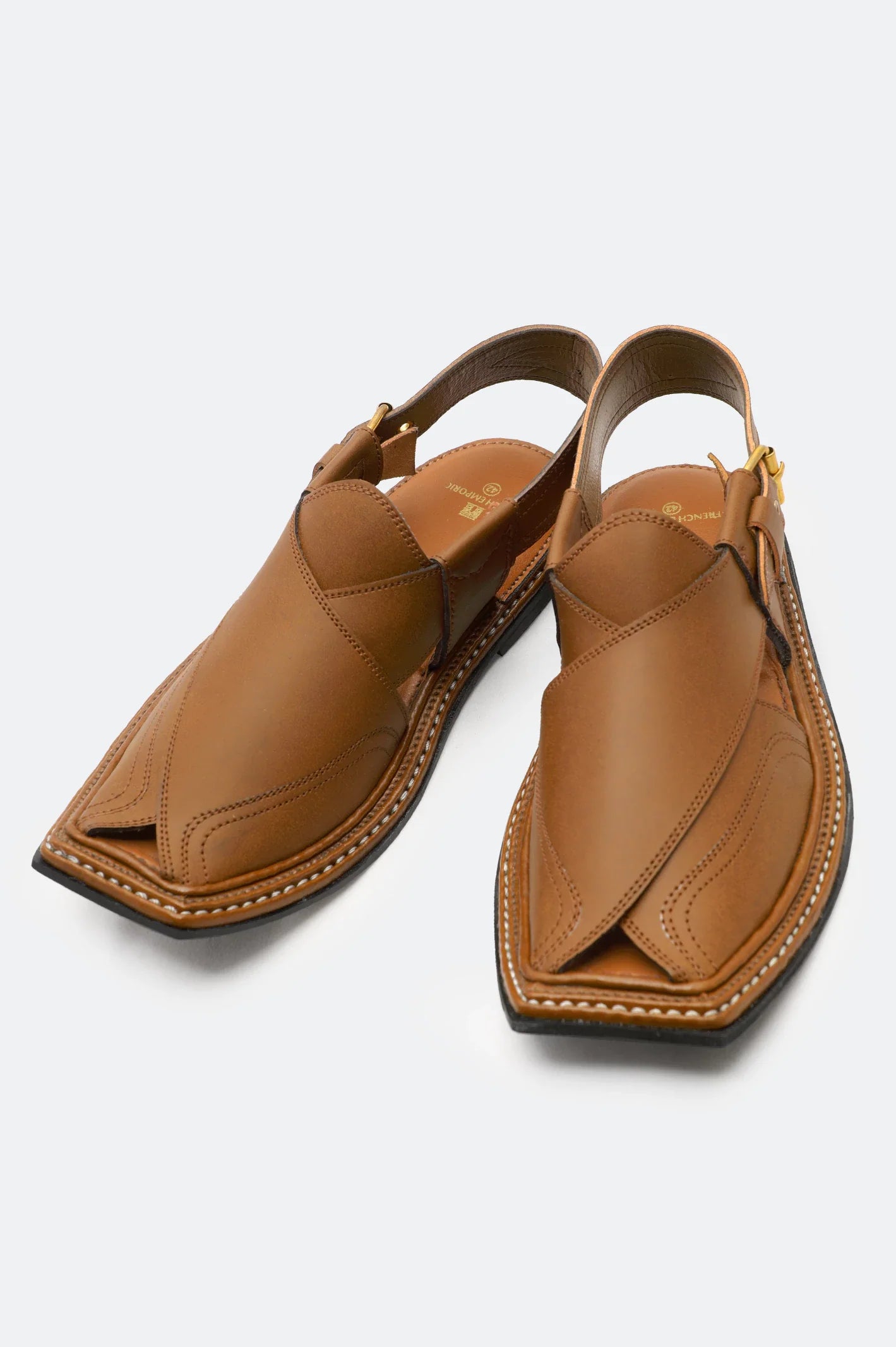 Tan Casual Peshawari Sandal