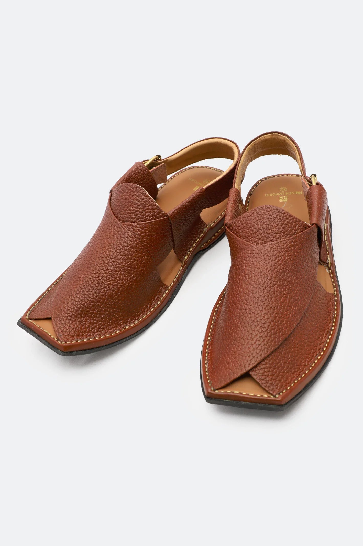 Tan Casual Peshawari Sandal