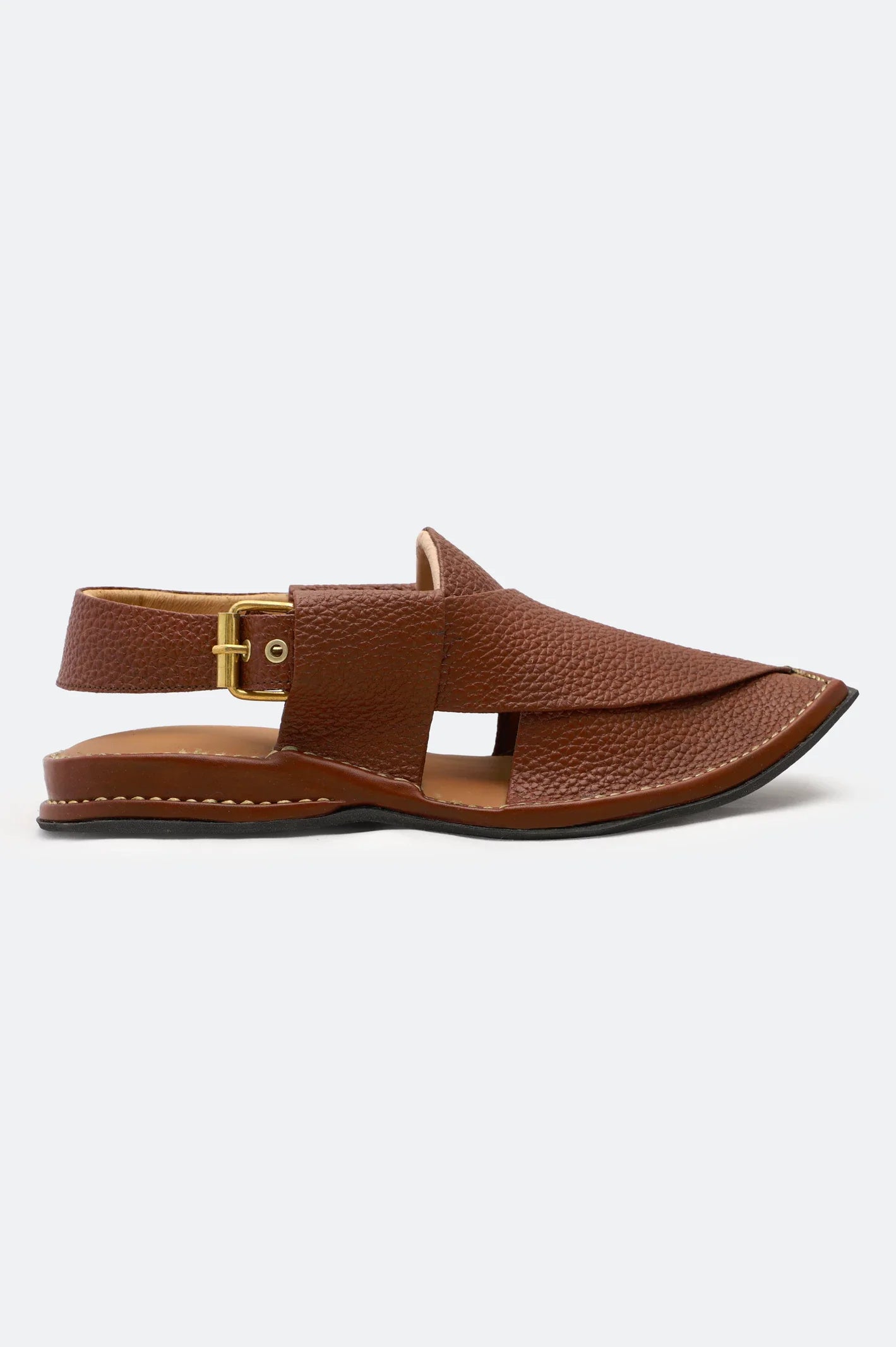 Tan Casual Peshawari Sandal