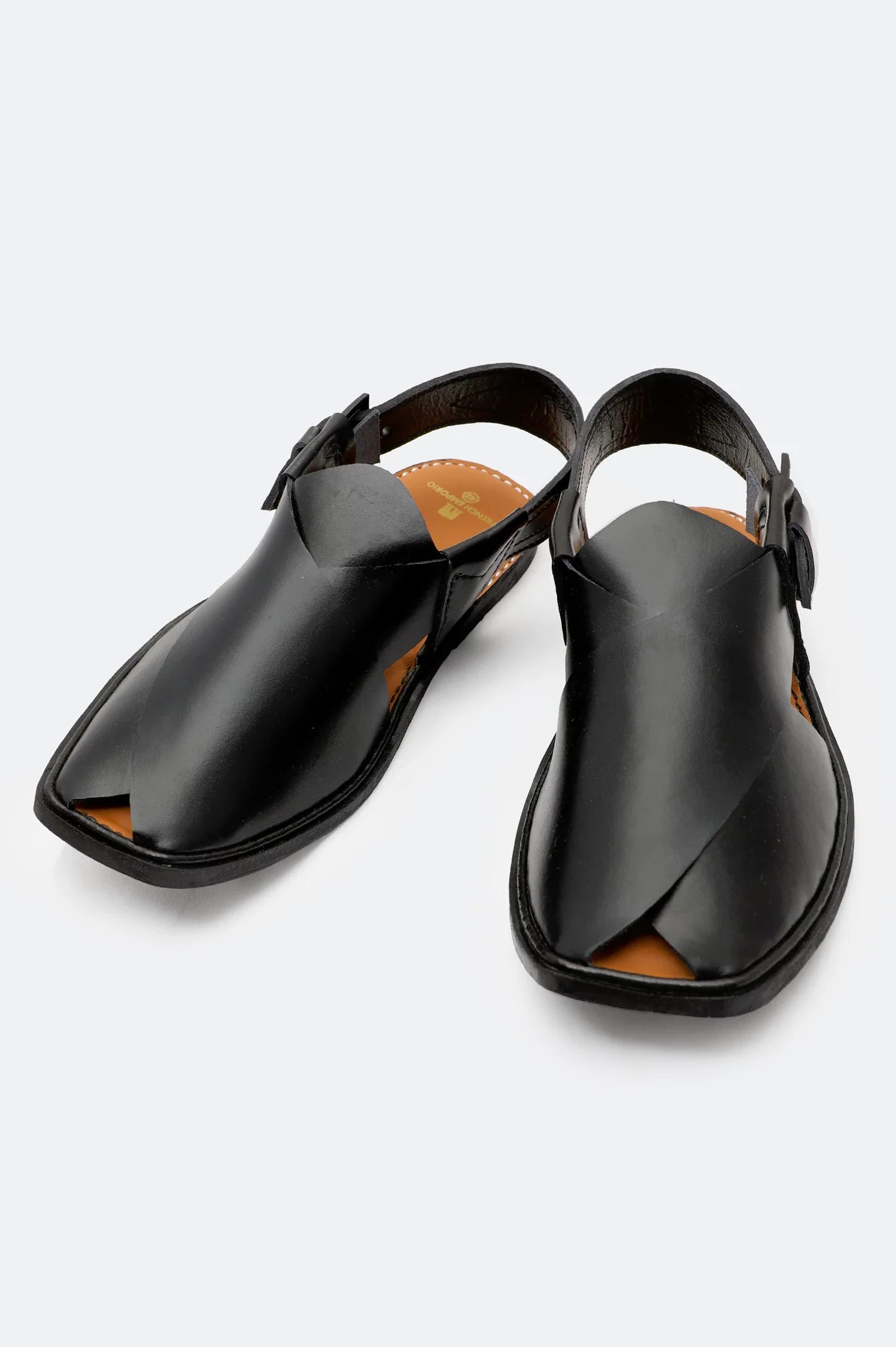 Black Casual Peshawari Sandal