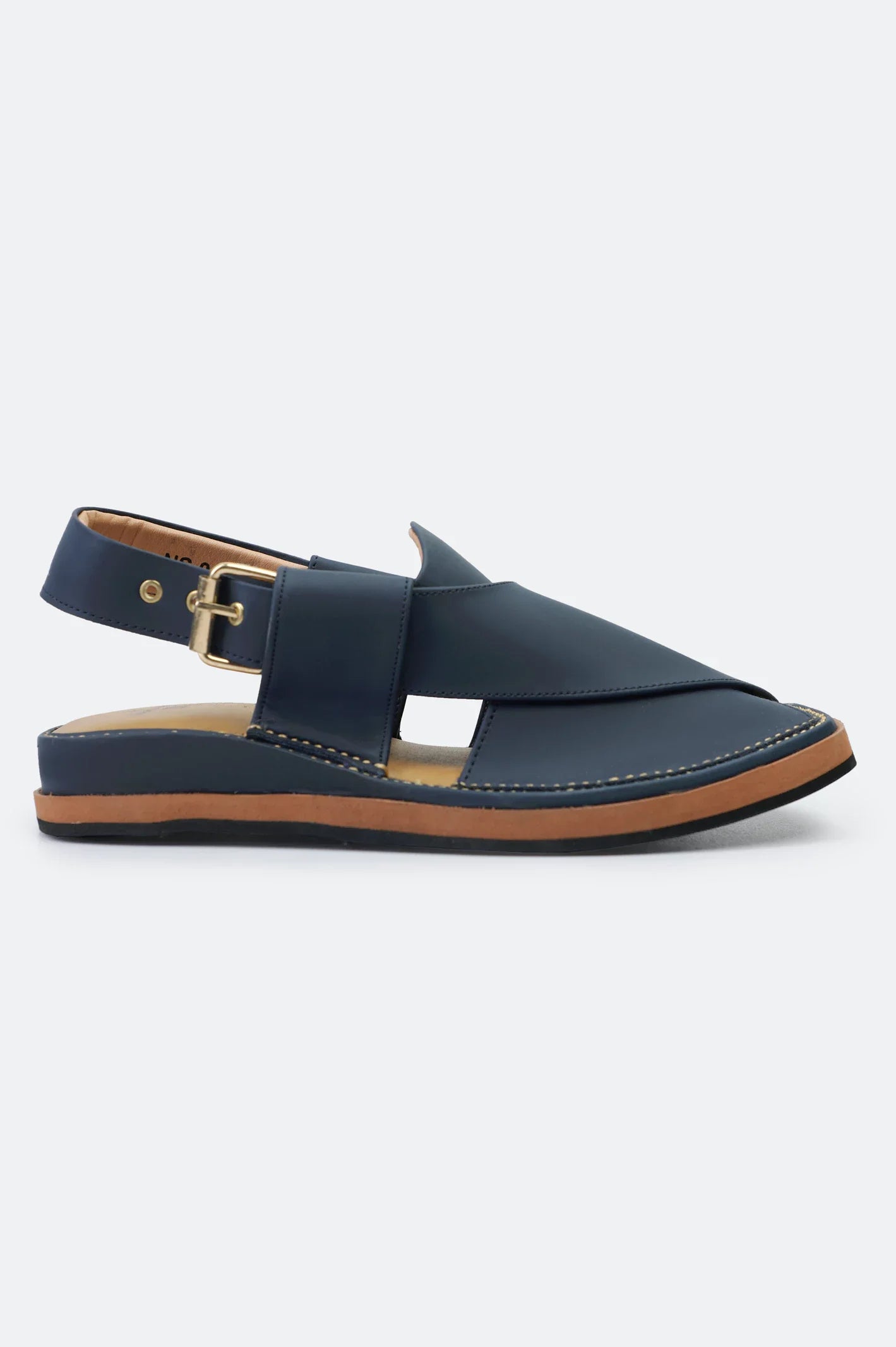 Navy Blue Casual Peshawari Sandal
