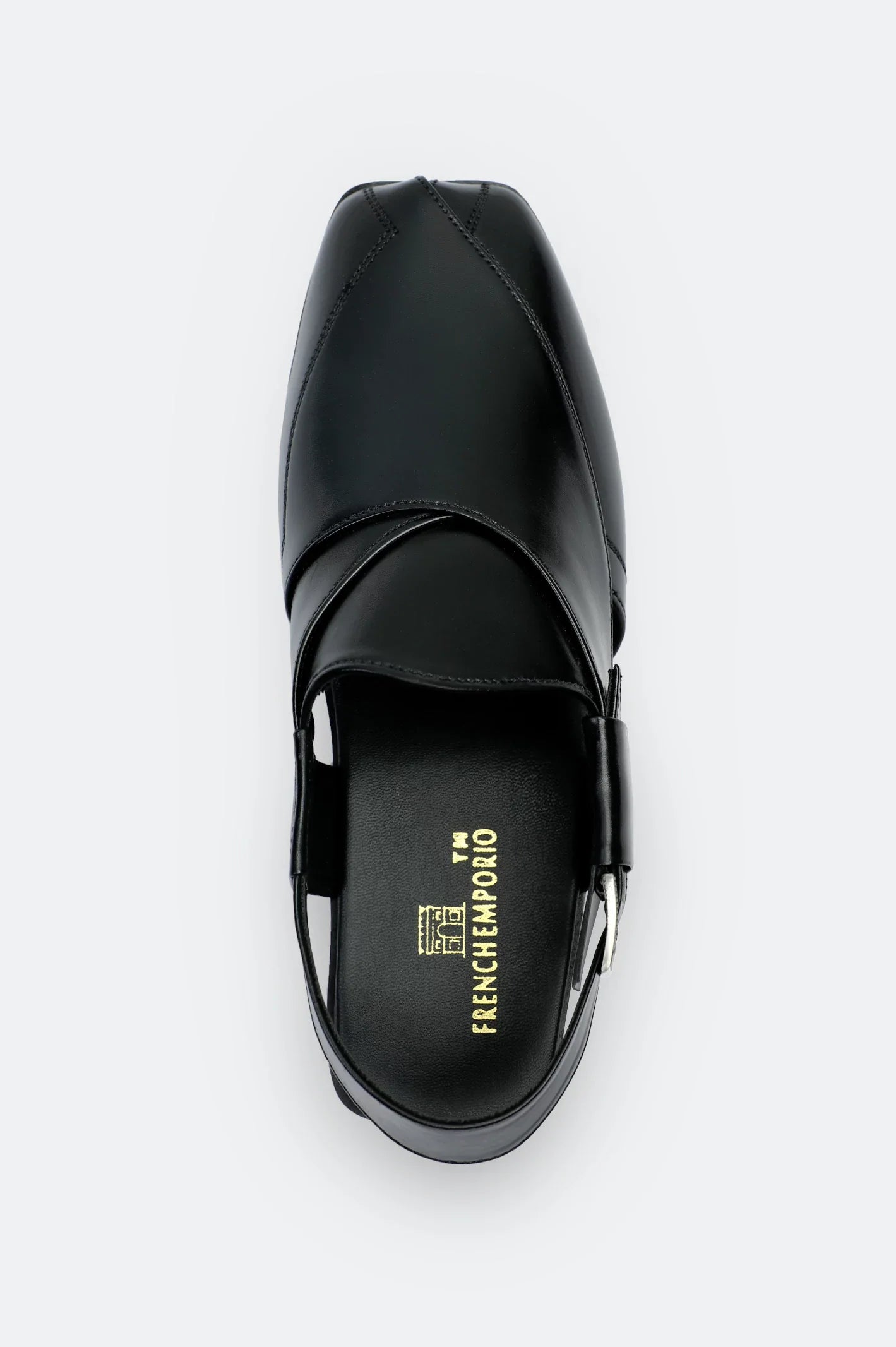 Black Casual Peshawari Sandal