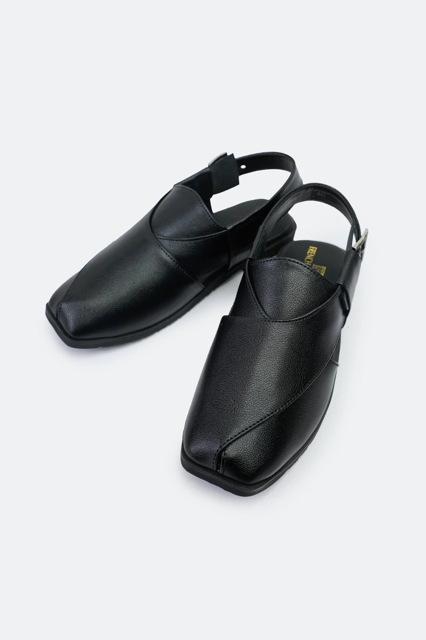 Black Casual Peshawari Sandal