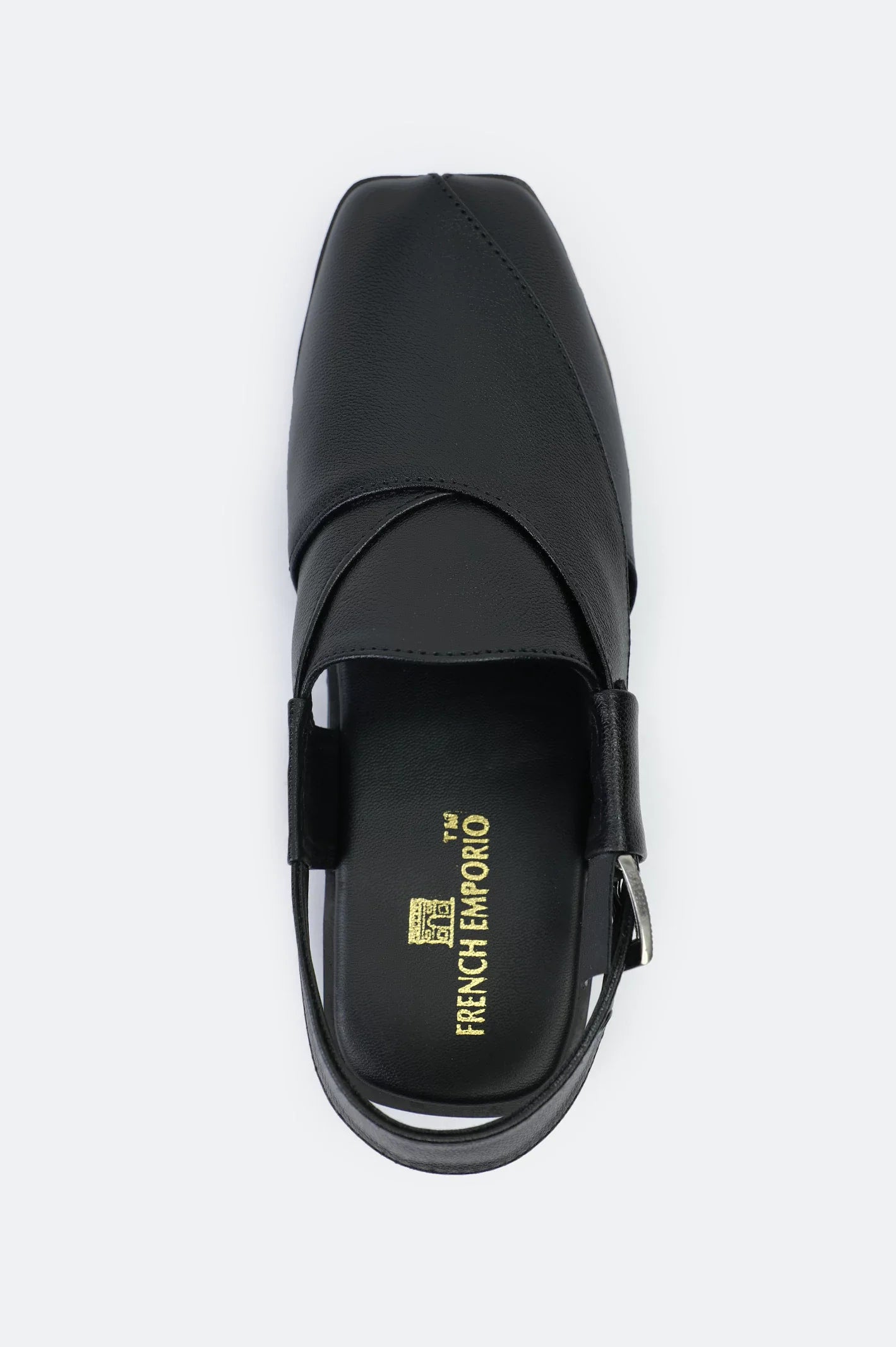 Black Casual Peshawari Sandal