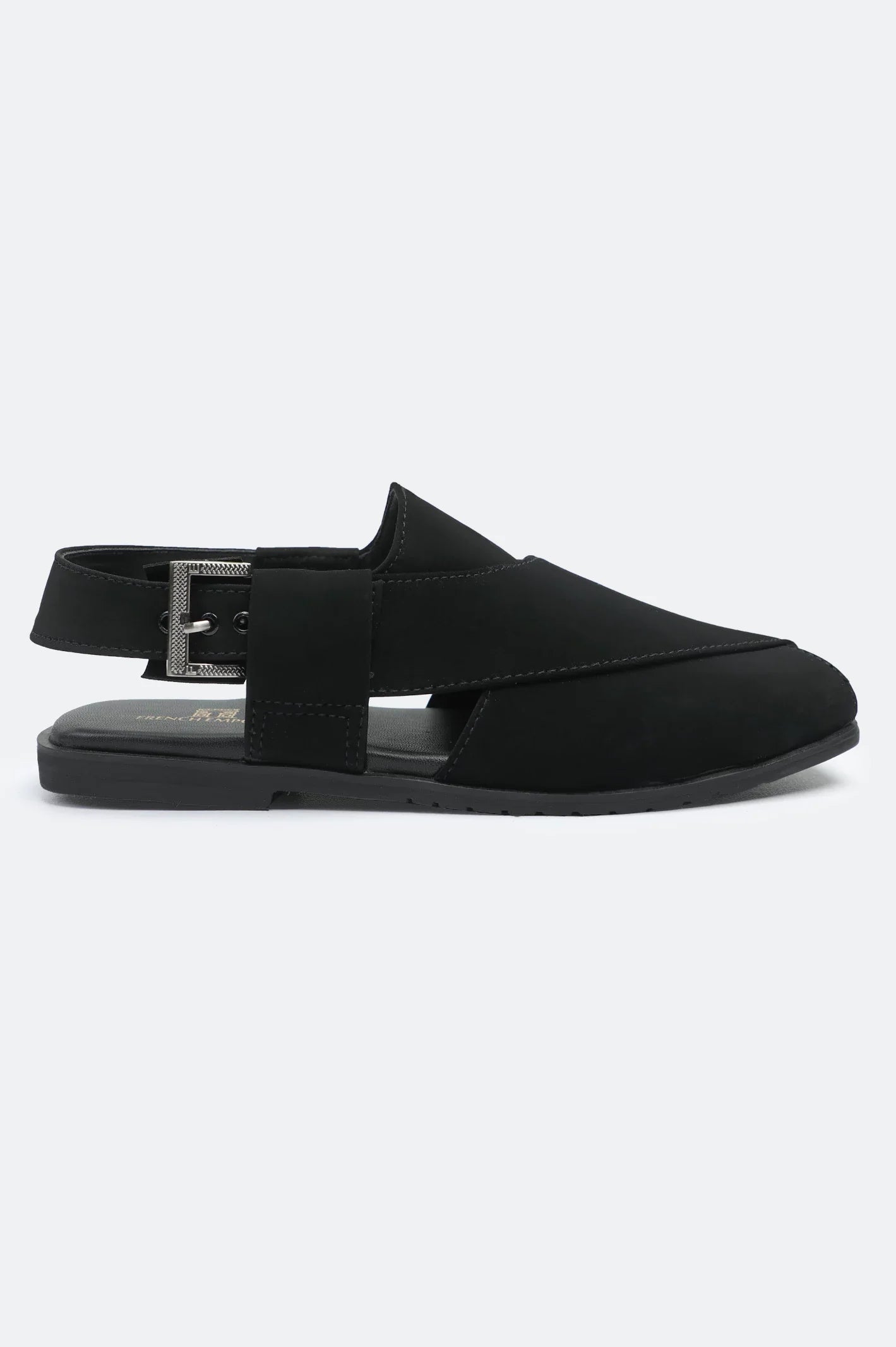 Black Casual Peshawari Sandal
