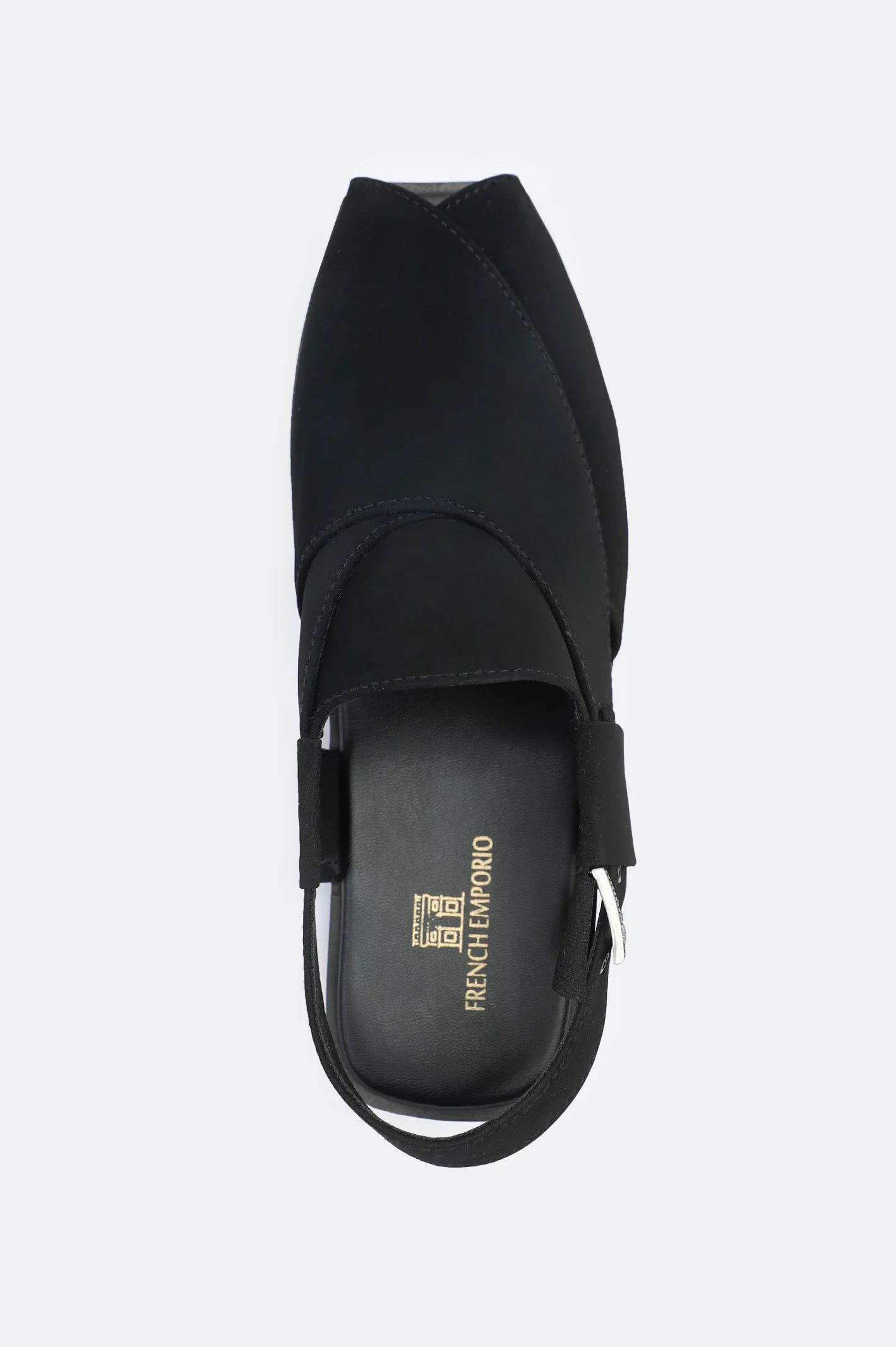 Black Casual Peshawari Sandal