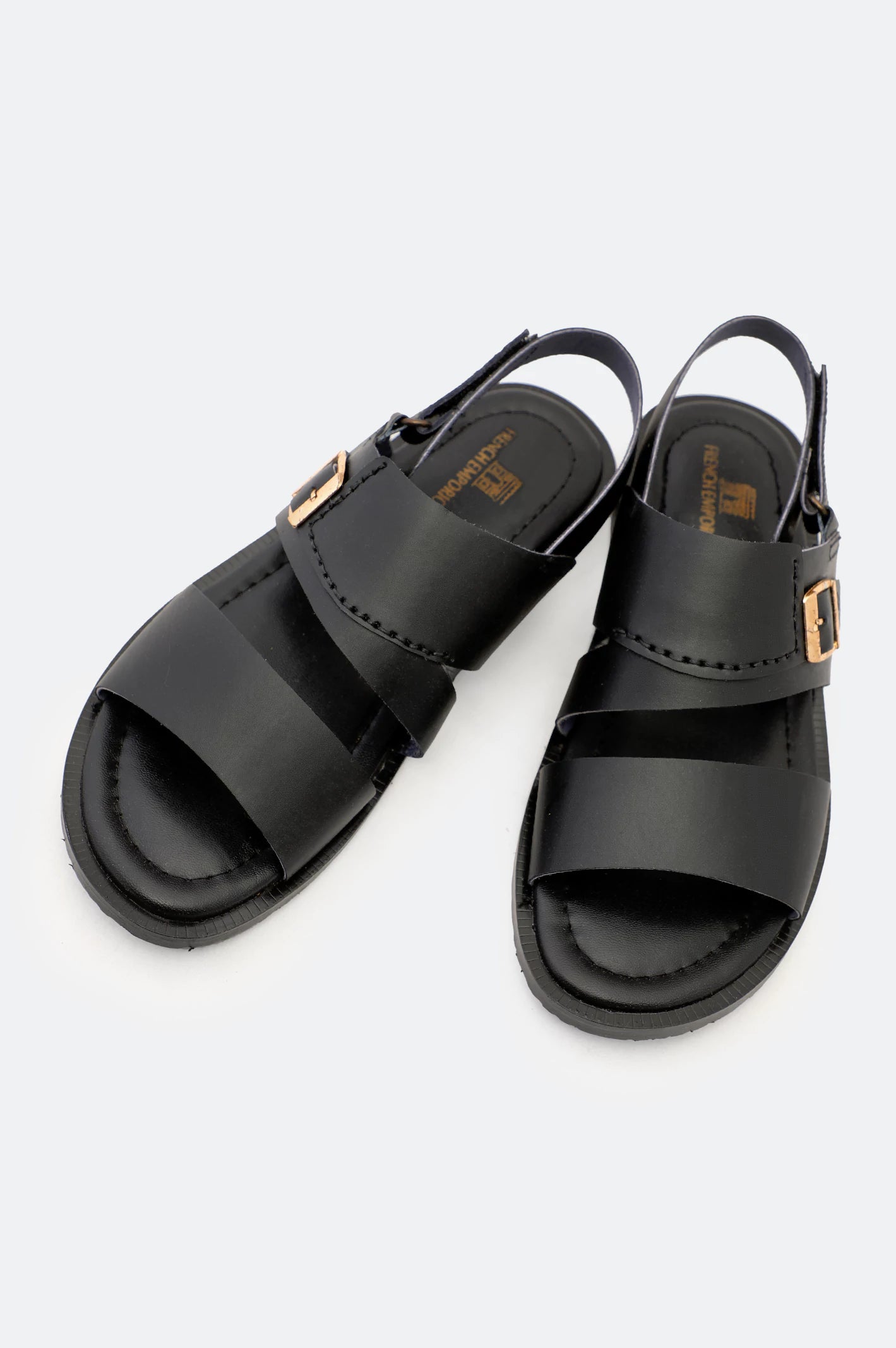 Black French Emporio Men's Sandals