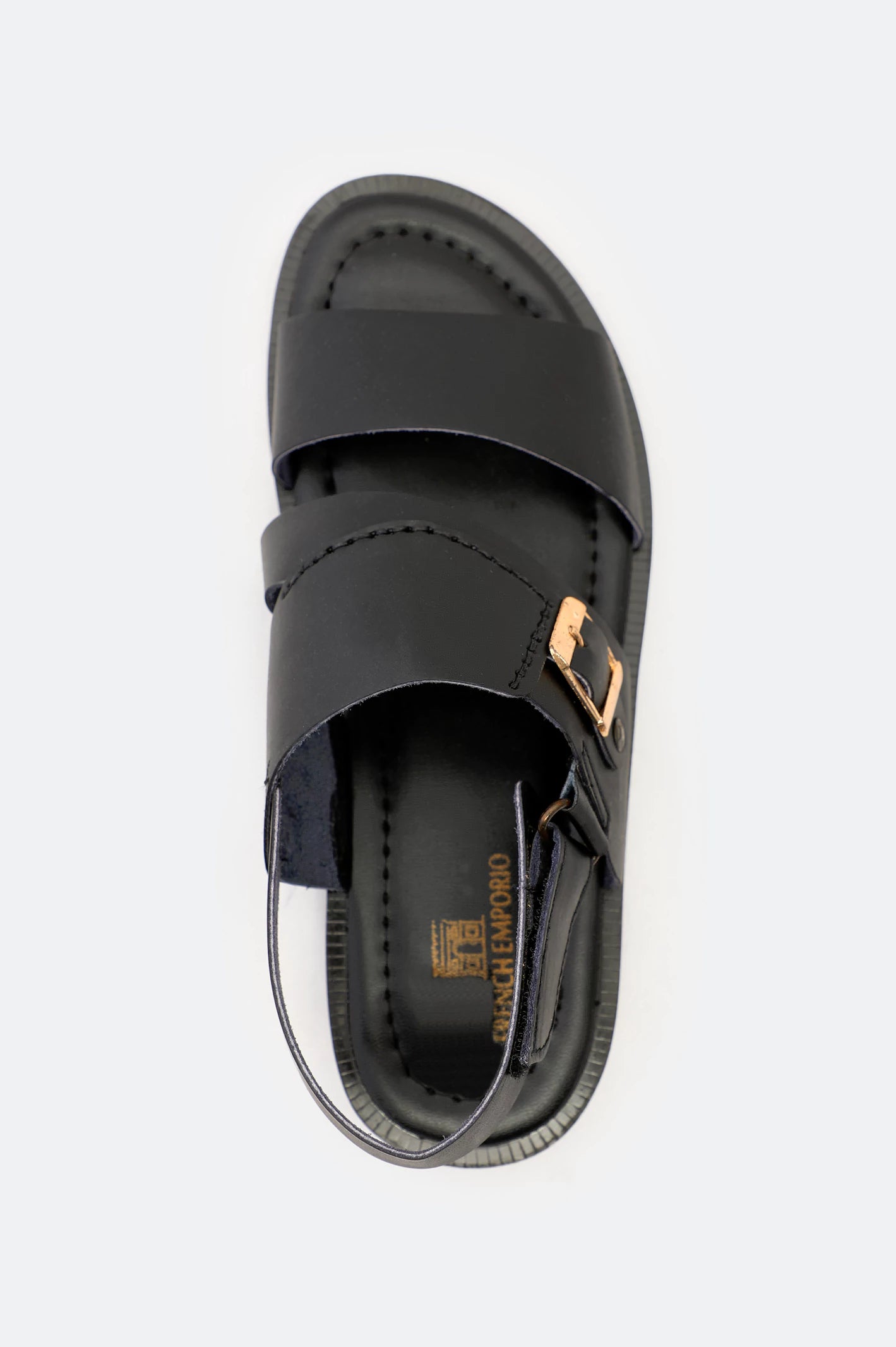 Black French Emporio Men's Sandals