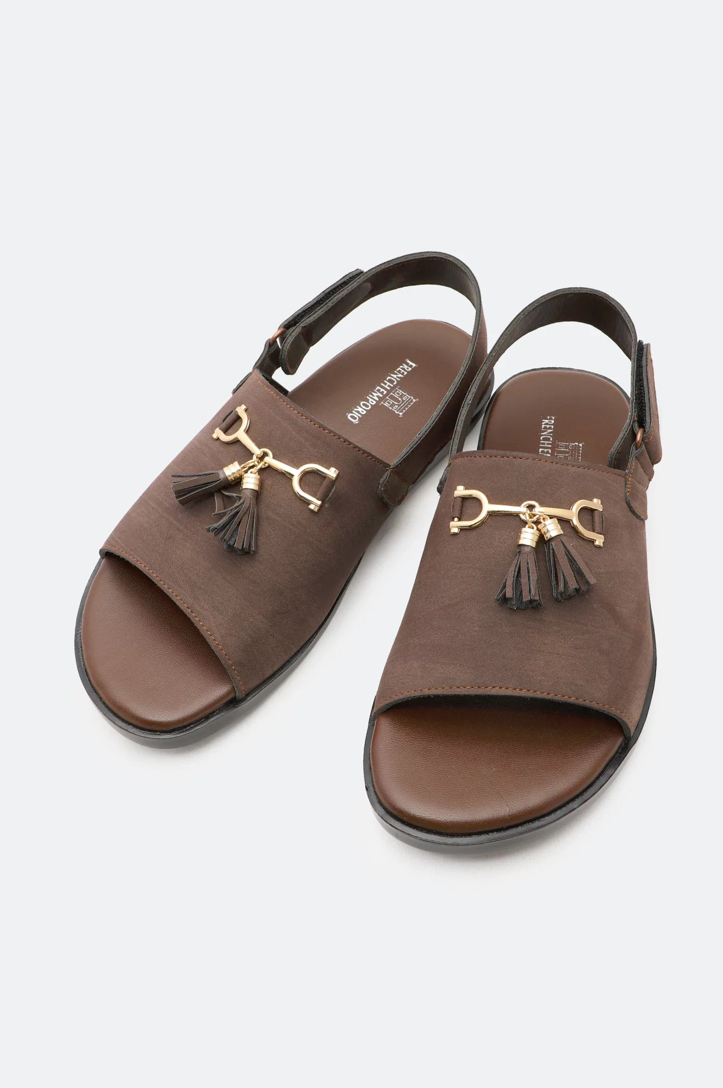 Brown Casual Slides Sandal