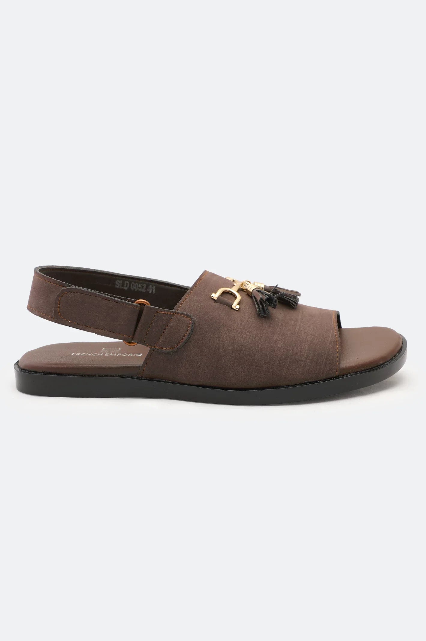 Brown Casual Slides Sandal