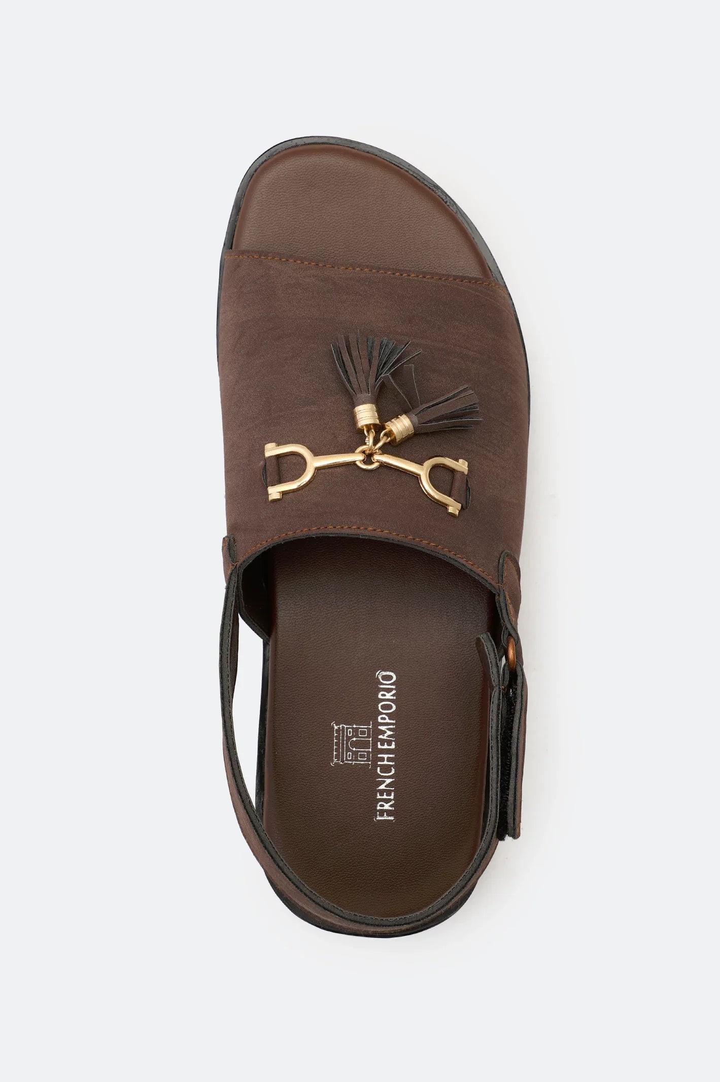 Brown Casual Slides Sandal