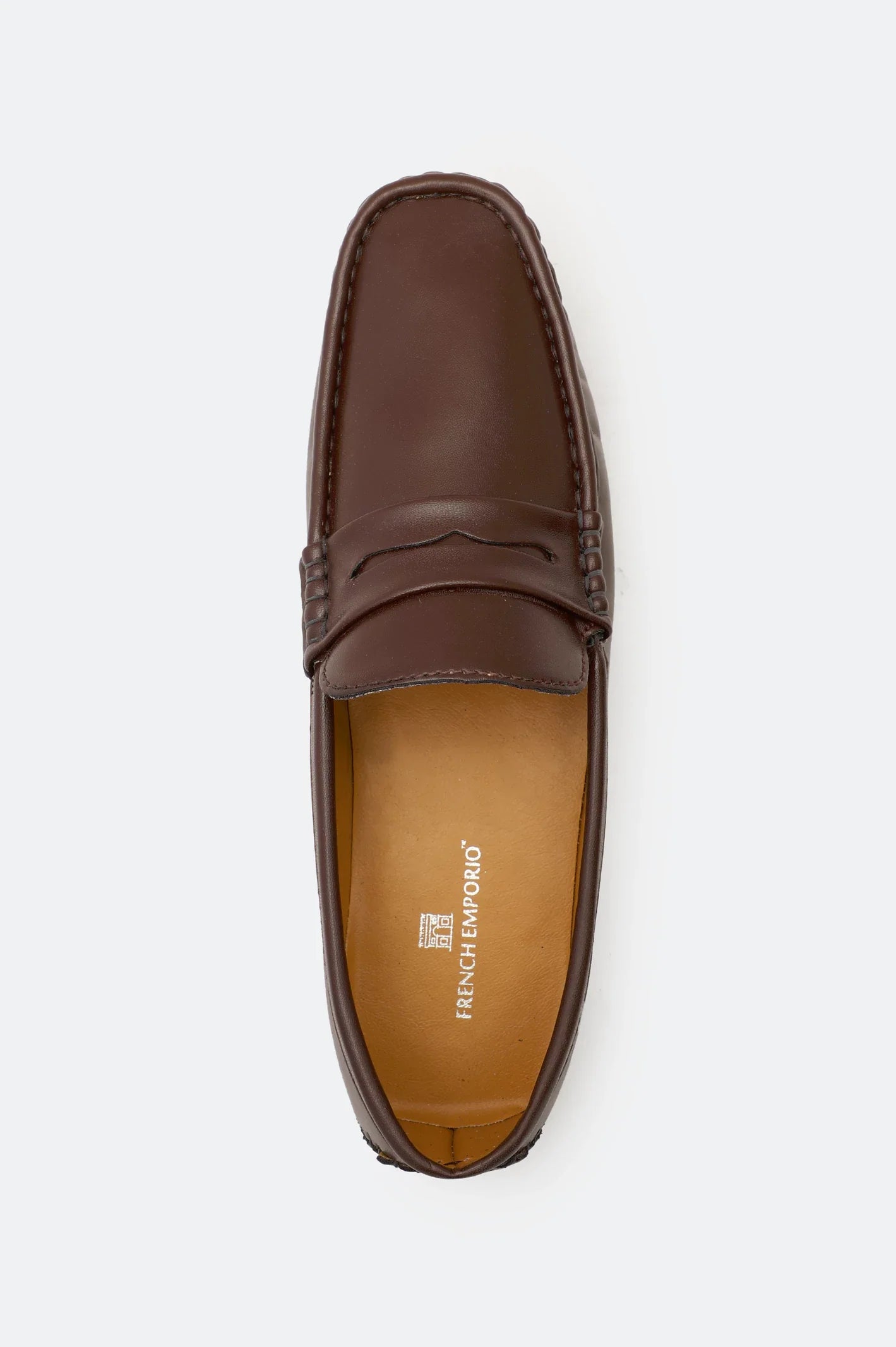 Brown Men Casual Mocassins Shoes